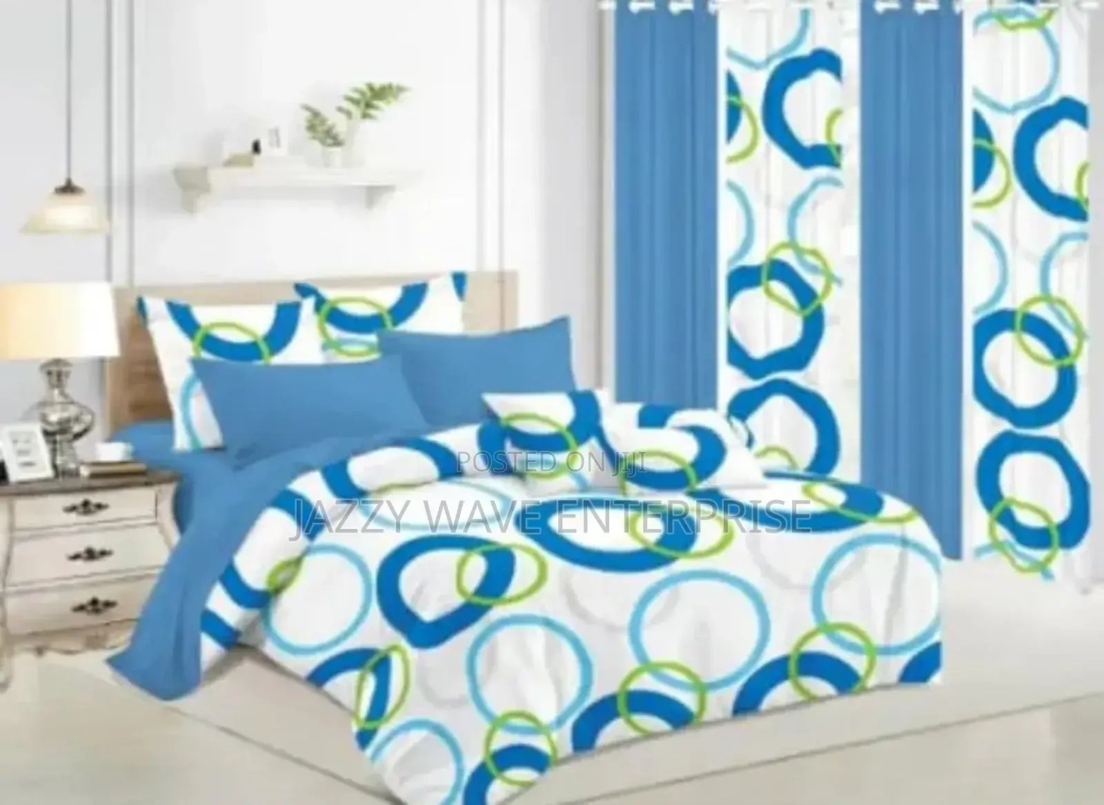 10 Set Bedsheet Plus 4 Curtains