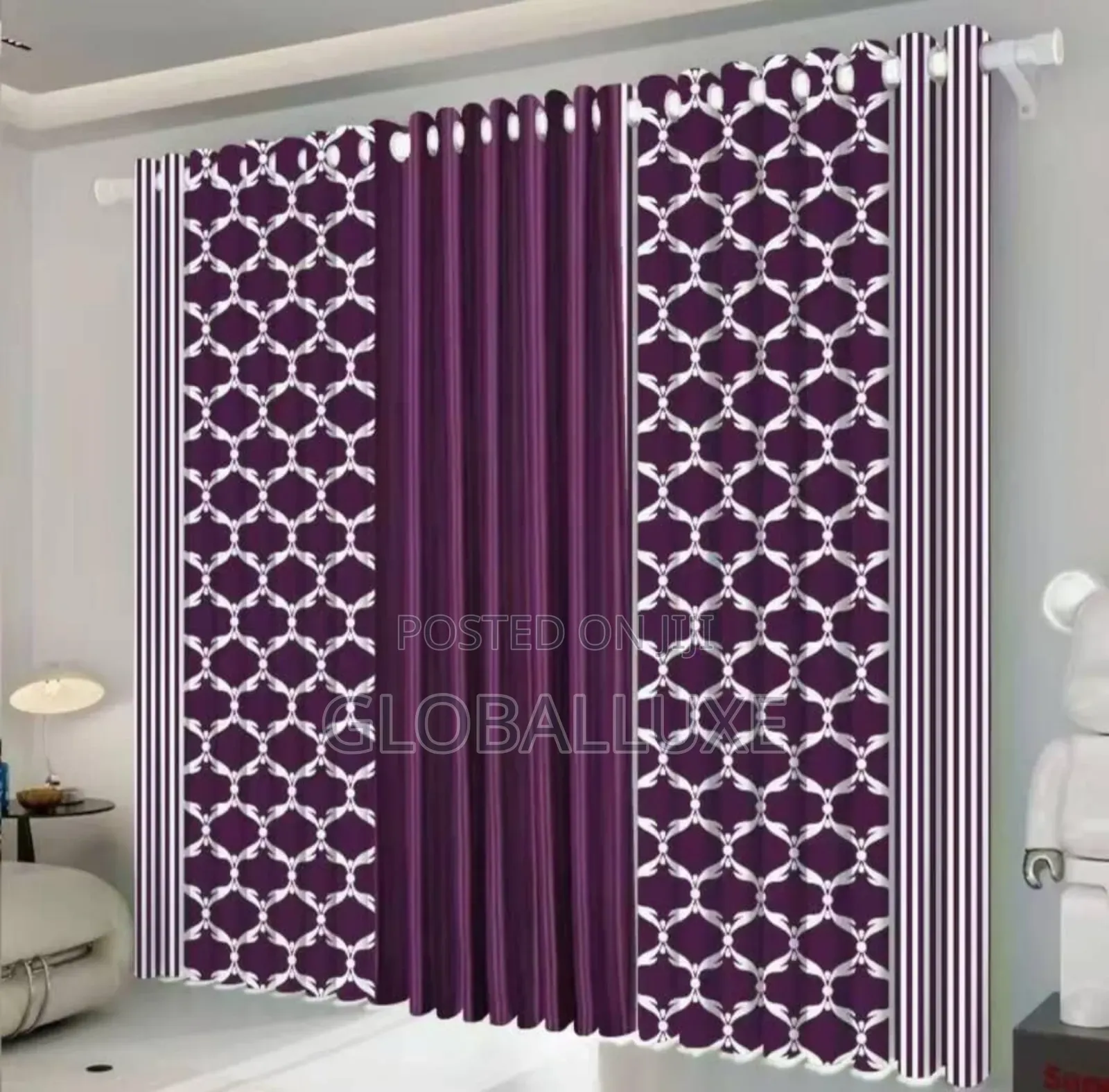 3 In 1 Sun Block Curtains