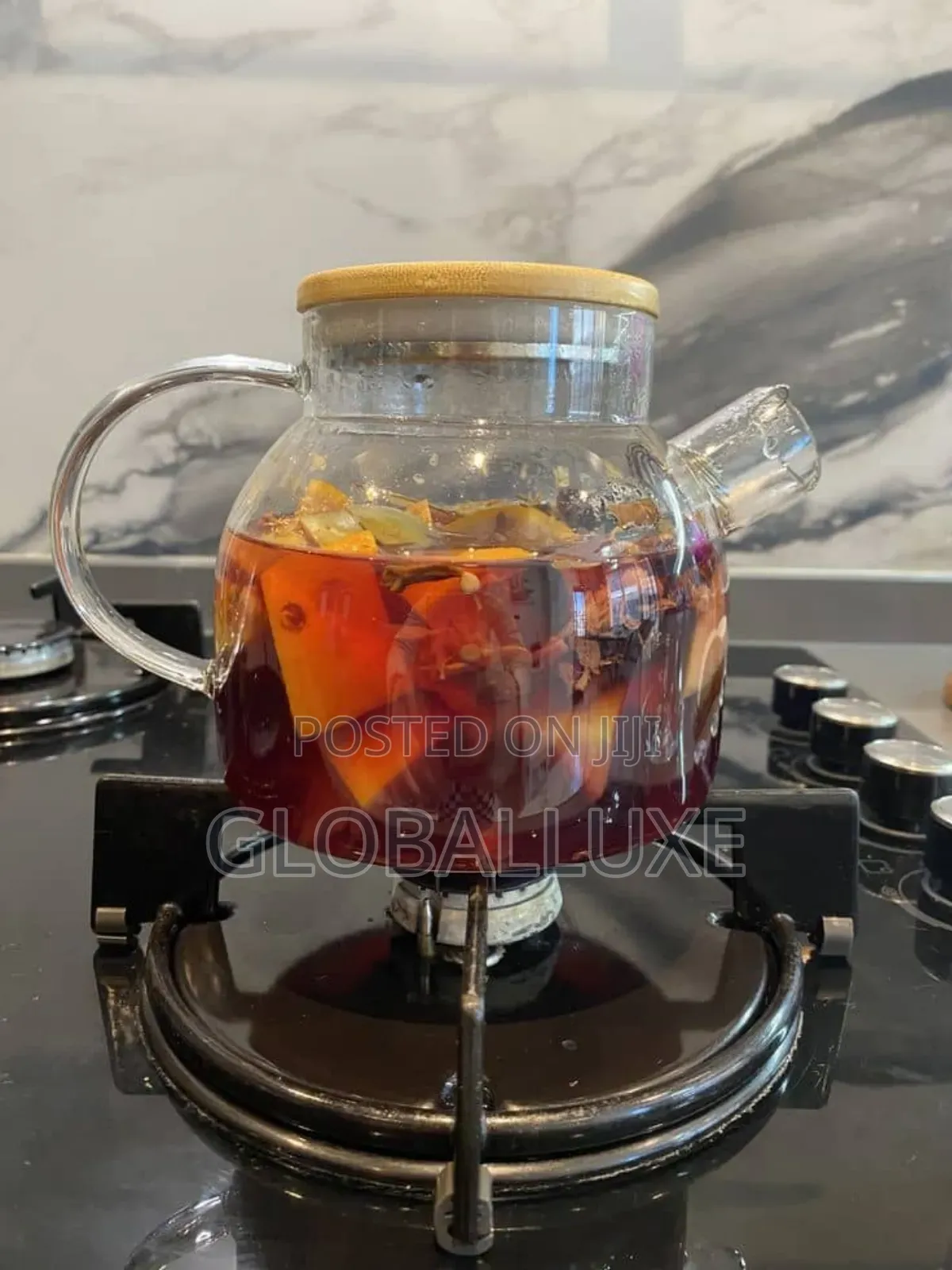 Elegant Glass Tea Pot With Infuser