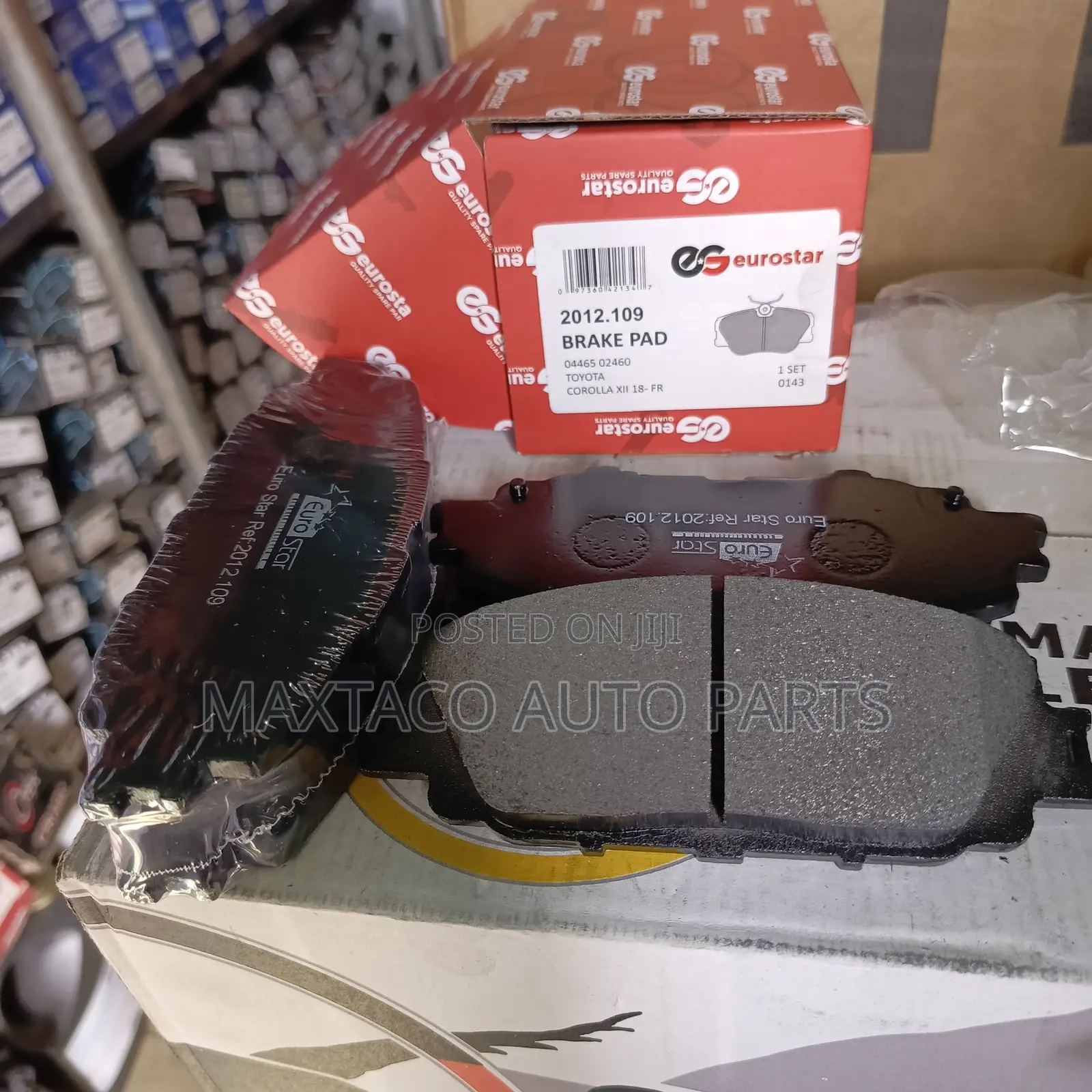 Eurostar 04465-02460 Brake Pad for Toyota Prius