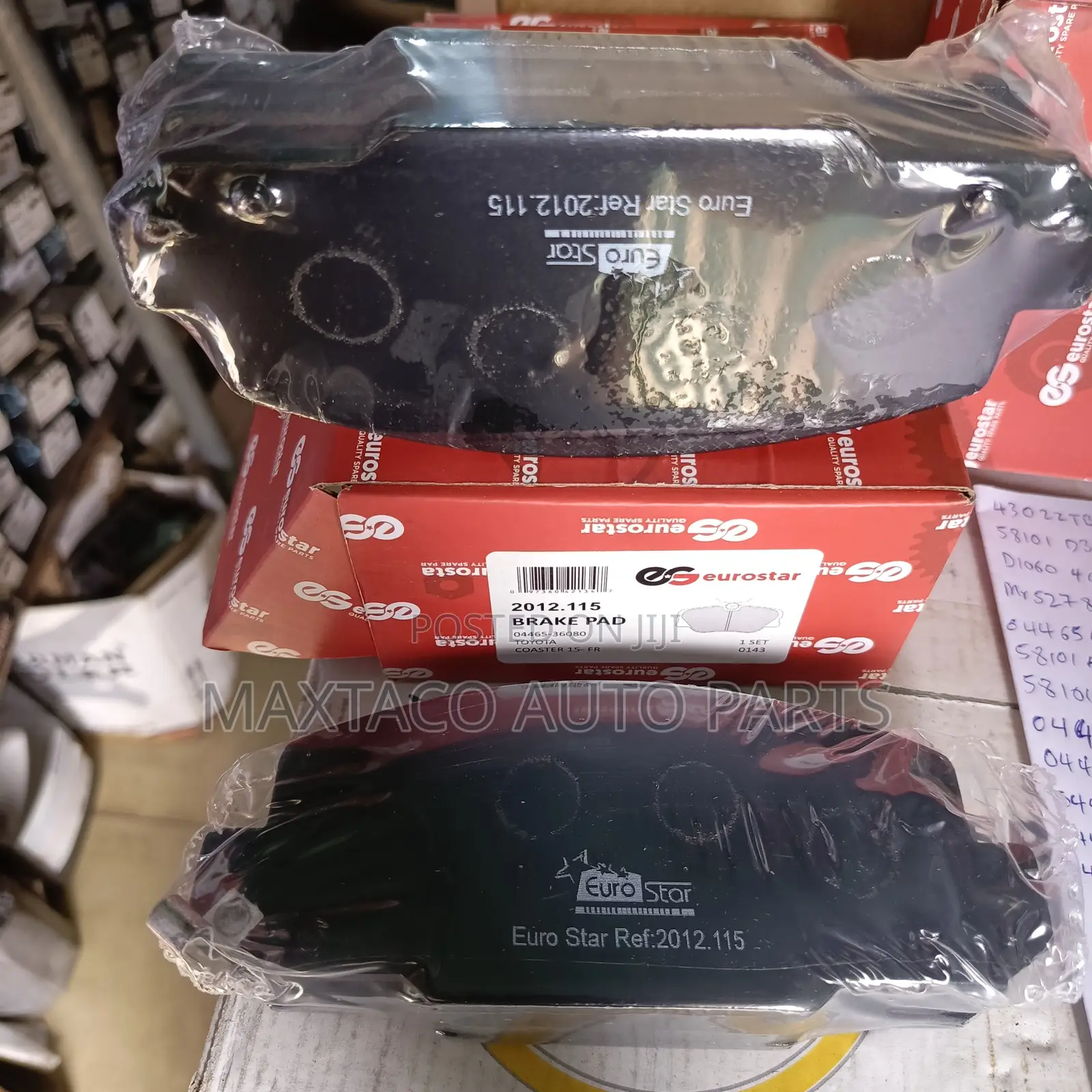 Eurostar 04465-36080 Brake Pad for Toyota Coaster