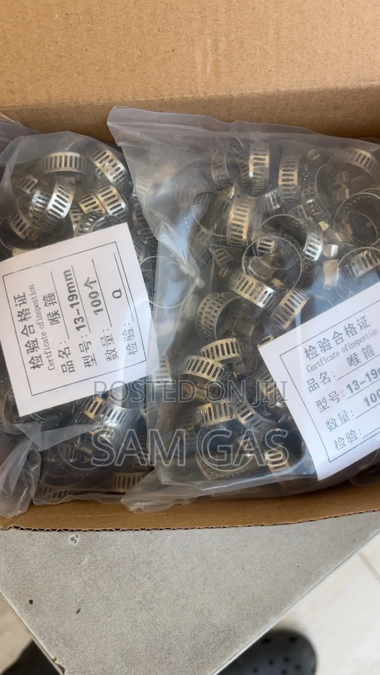 Gas Clips/Clamps