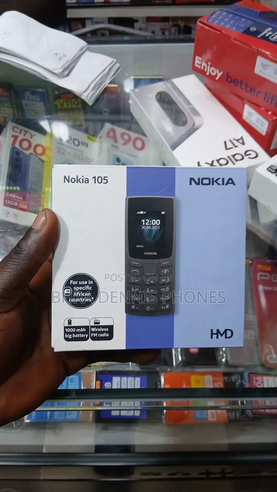 New Nokia 105 Black