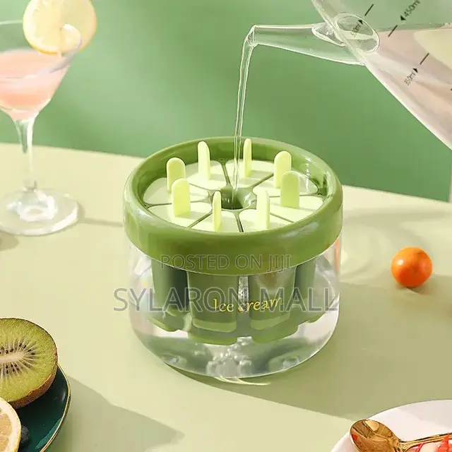 Multi-Cavity Popsicle Mold Kit With Storage Base