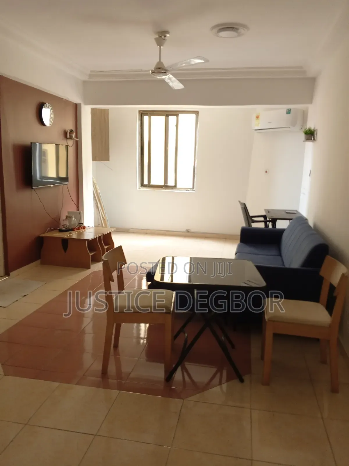 Furnished 1bdrm Apartment in Mile 7, Accra Metropolitan for rent