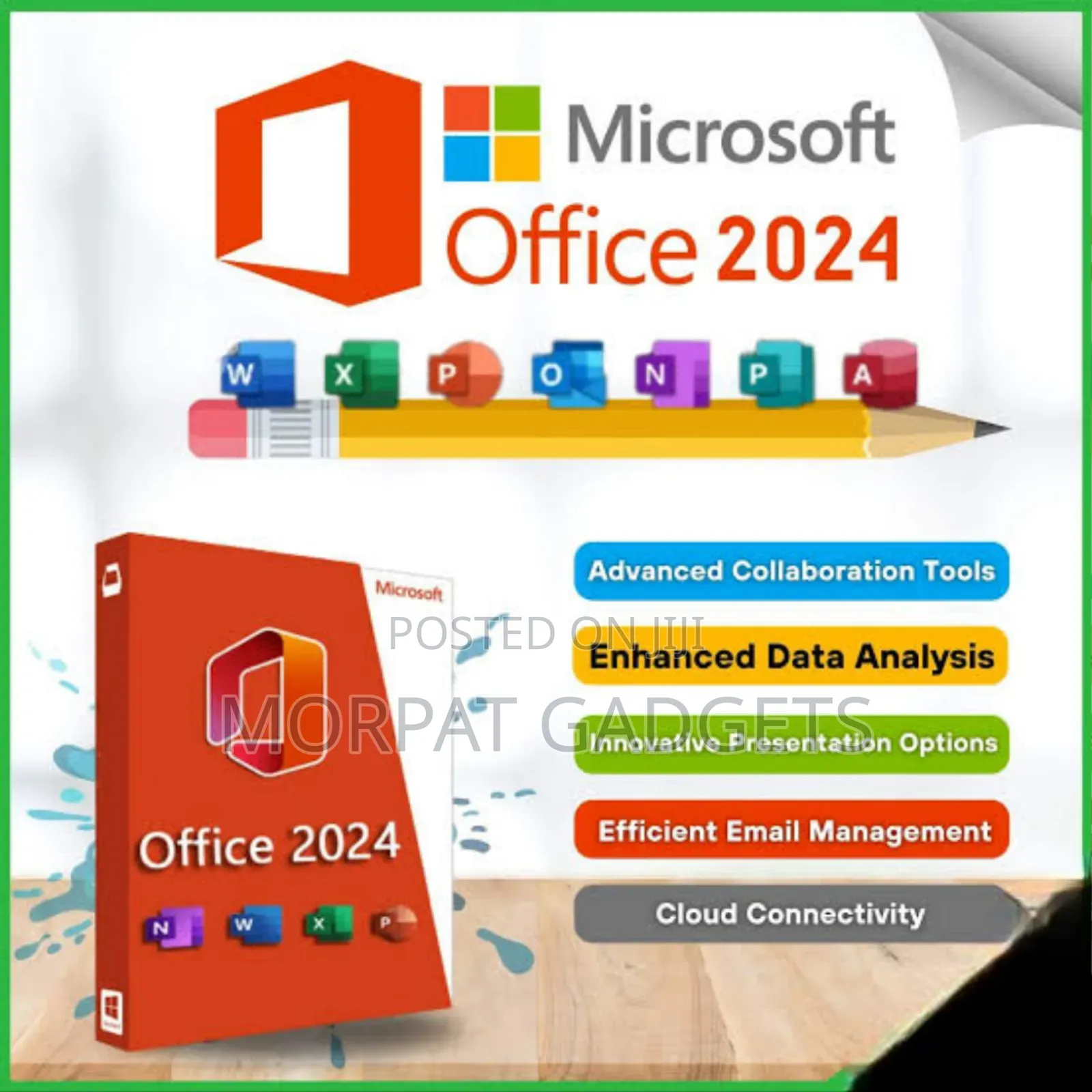 Microsoft Office 2024 Pro Plus | Pre-activated | All In One | Lifetime
