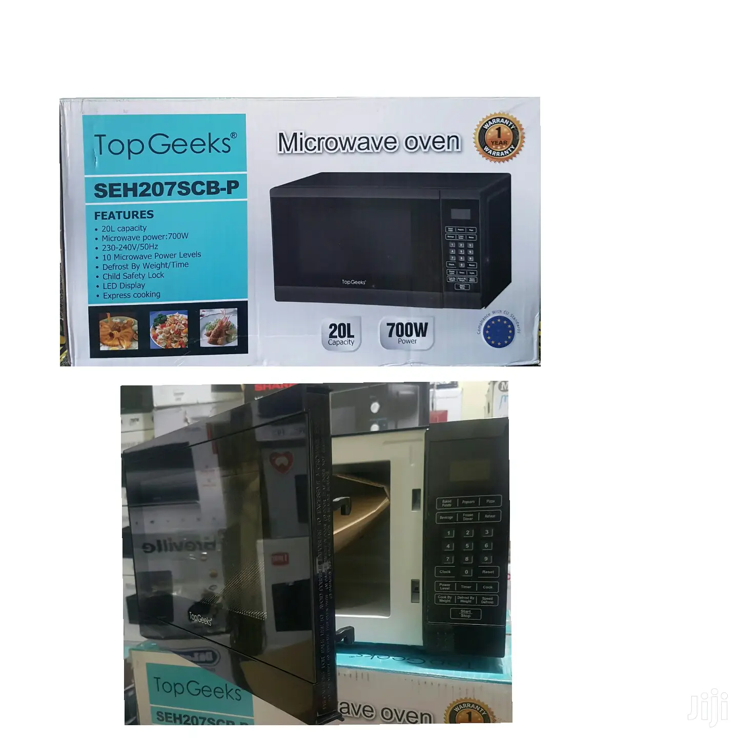 20.L Top-Geek Digital Microwave From Uk 