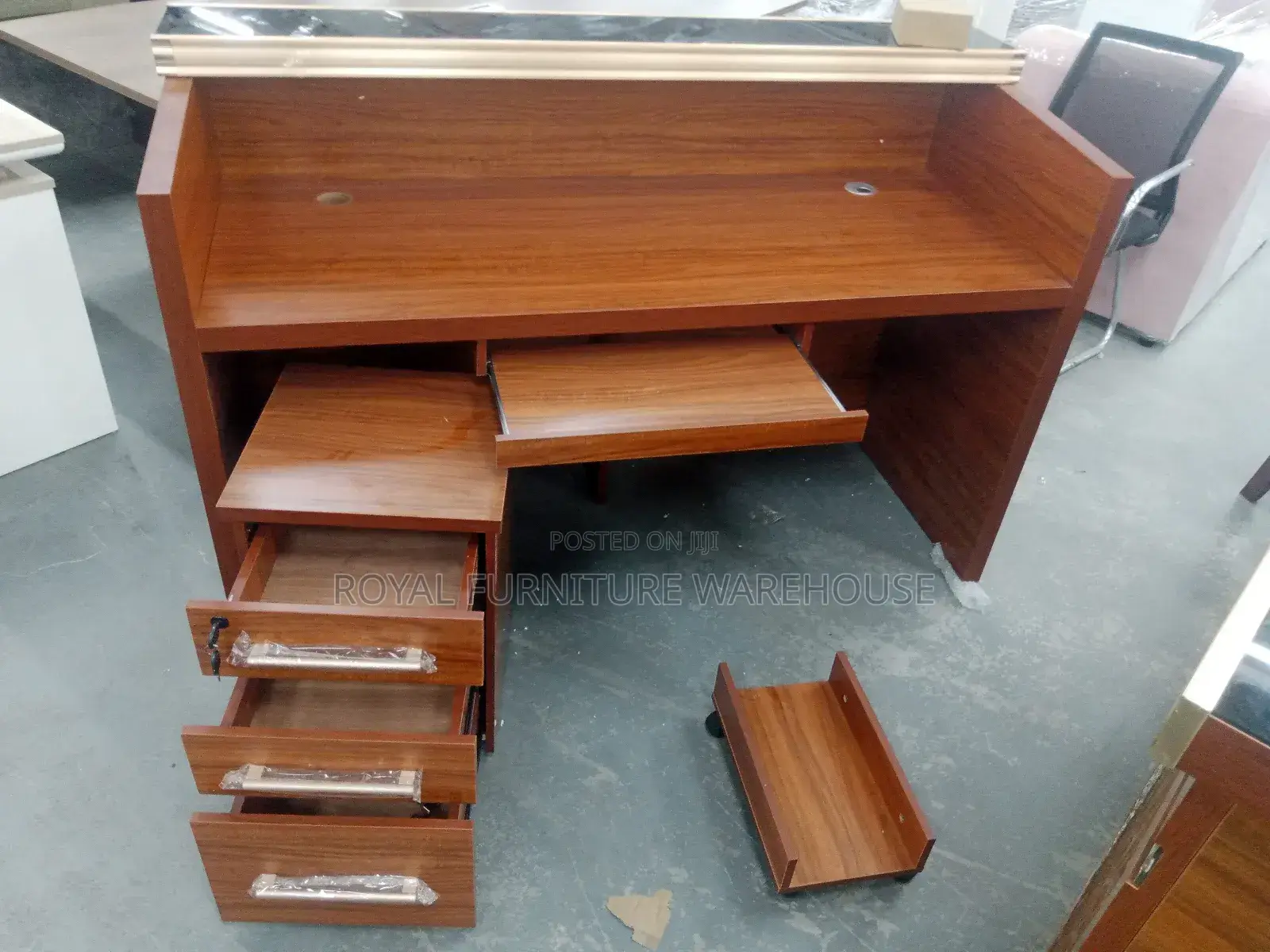 Heavy Wood Reception Front Desk