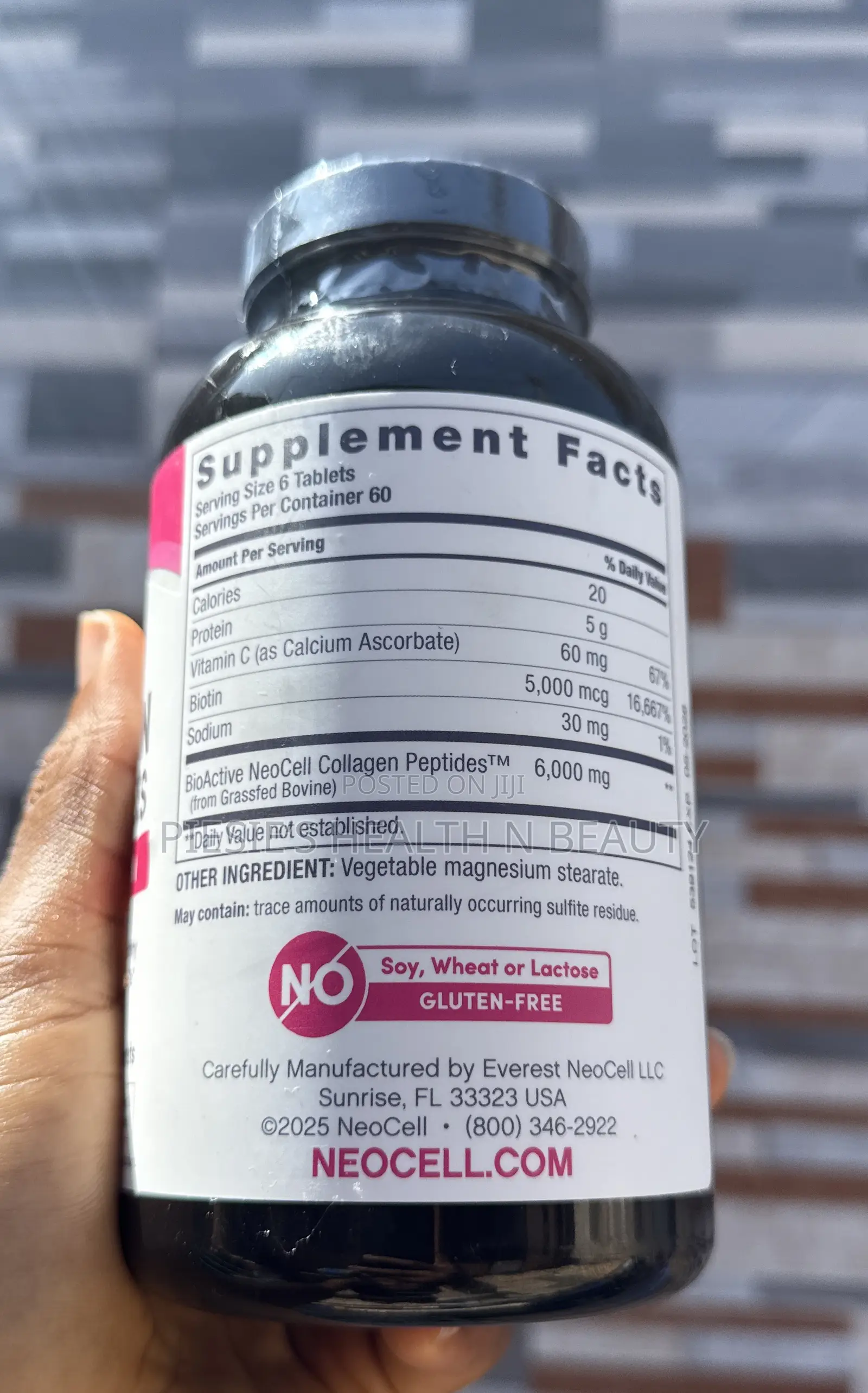 Neocell Collagen Peptides + Vitamin C Biotin 360 Tablets