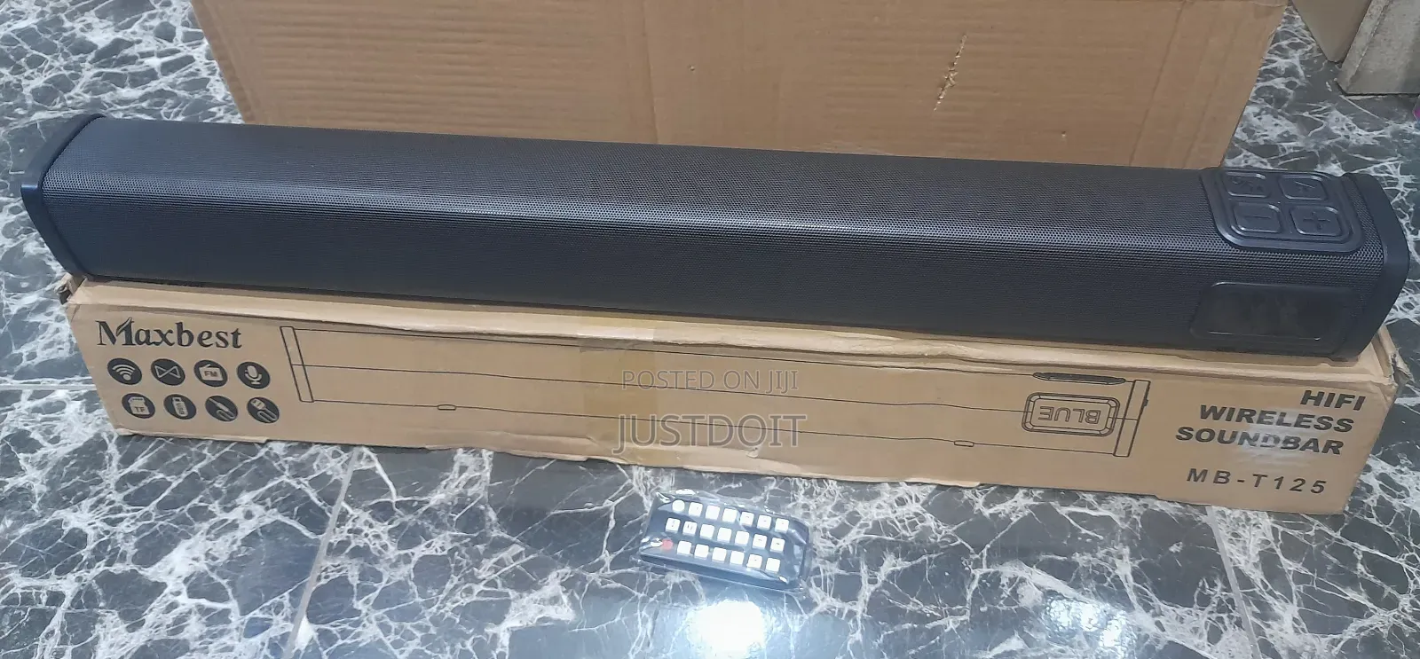 Maxbest Rechargeable Sound Bar With Remote Control.