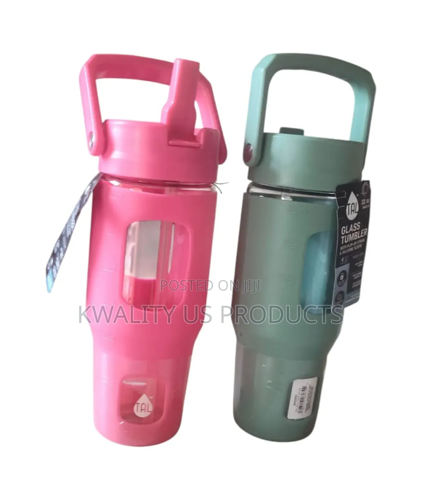 Tal Glass Straw Tumbler - 936ml