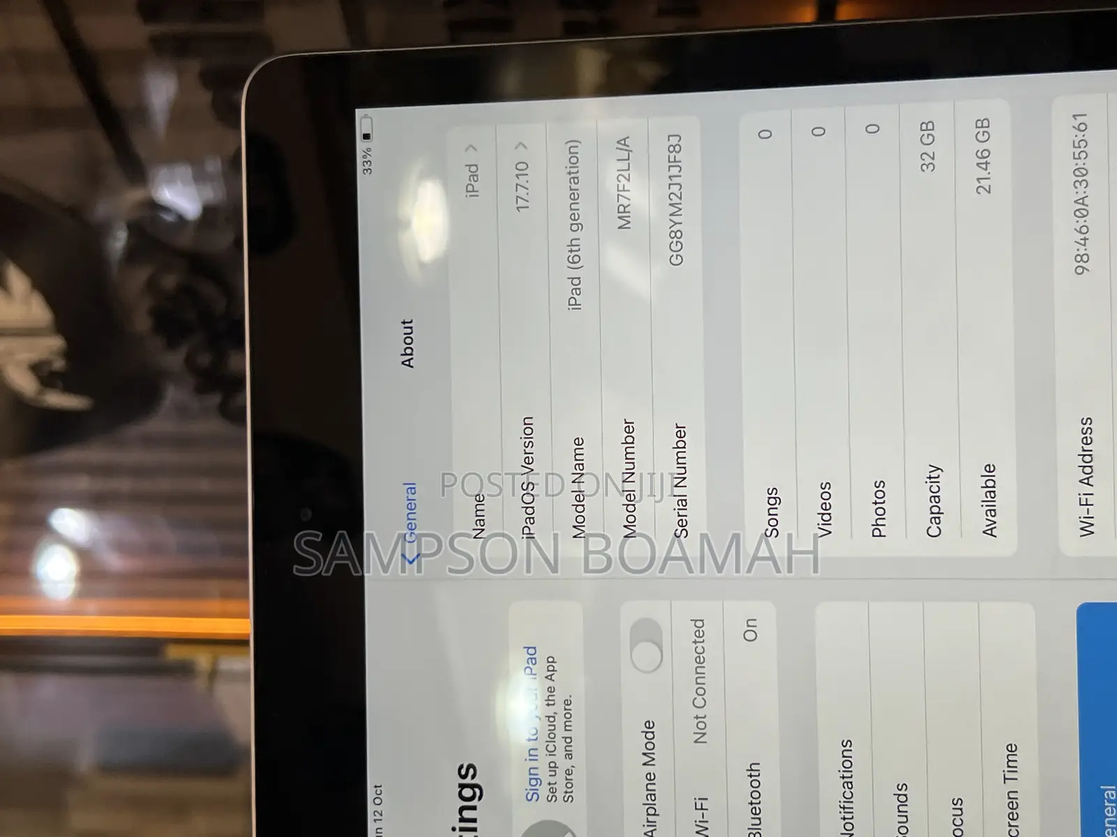 New Apple iPad 9.7 32 GB Silver