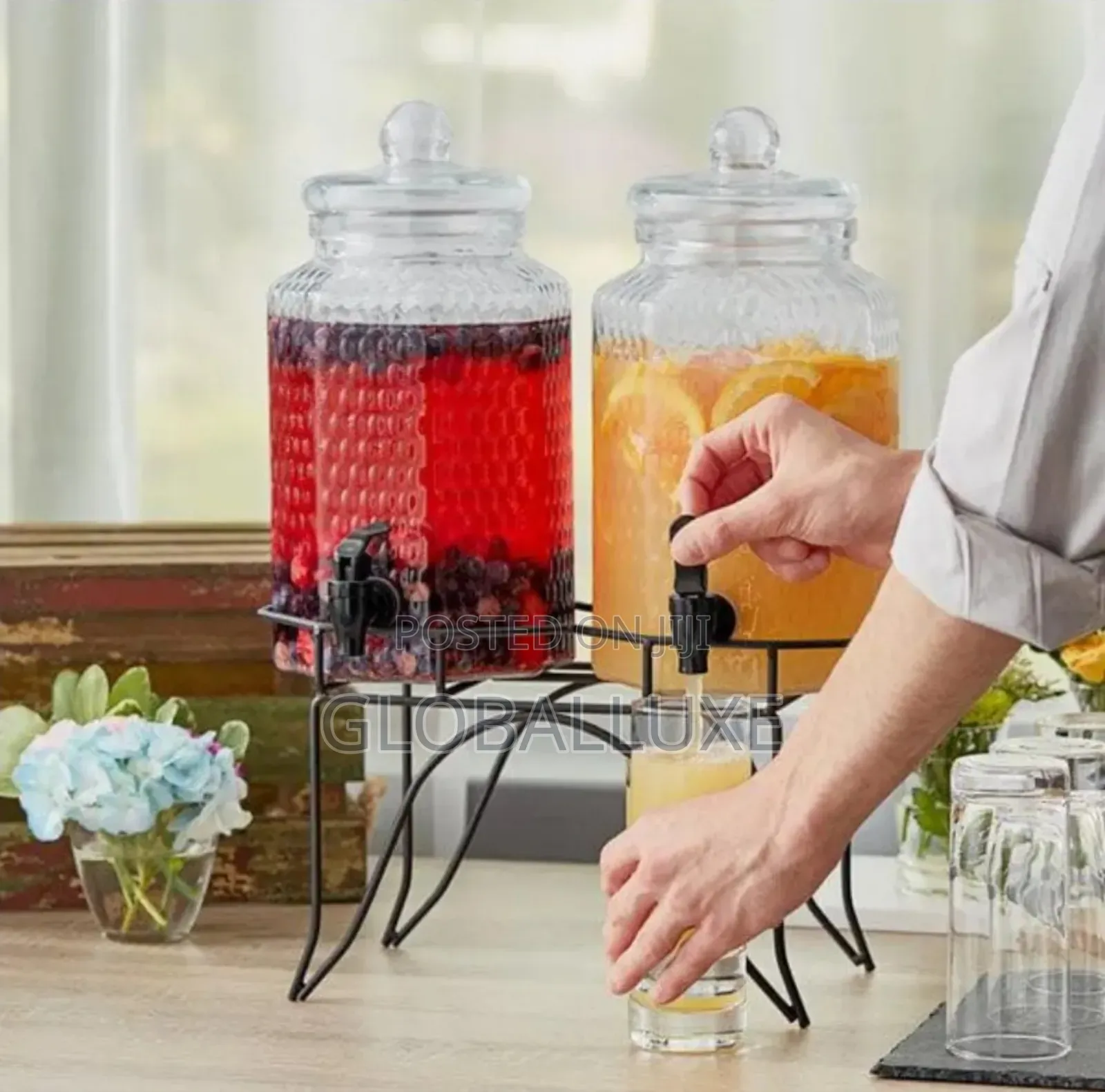 Premium Juice Dispenser – Cold Hot Beverage Server