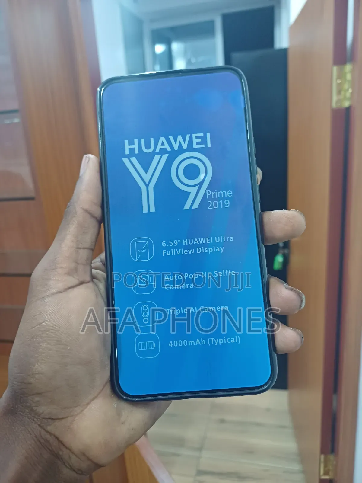 New Huawei Y9 Prime 2019 128 GB Black