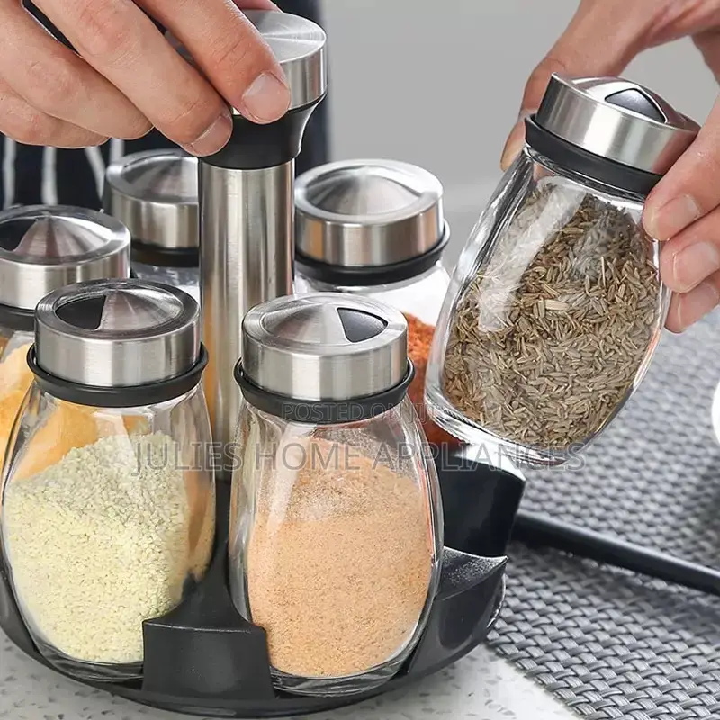 Spice Rack Glass Bottle