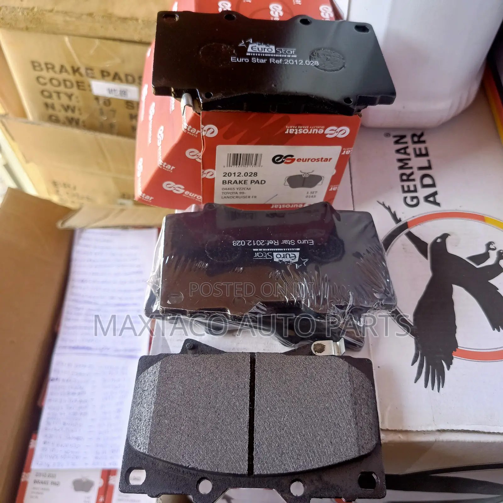 Eurostar 04465-Yzzcm Brake Pad for Toyota Land Cruiser