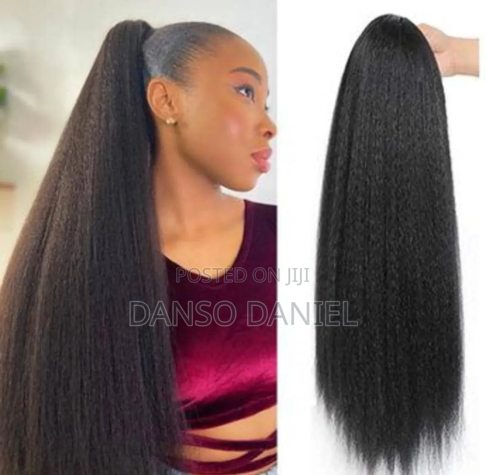 Yaki Human Blend Detachable Pony Tail