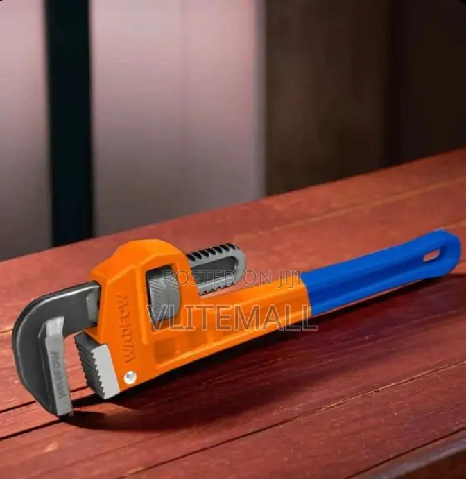 Wadfow 8" Pipe Wrench With Cr-v Jaw - Wpw8108