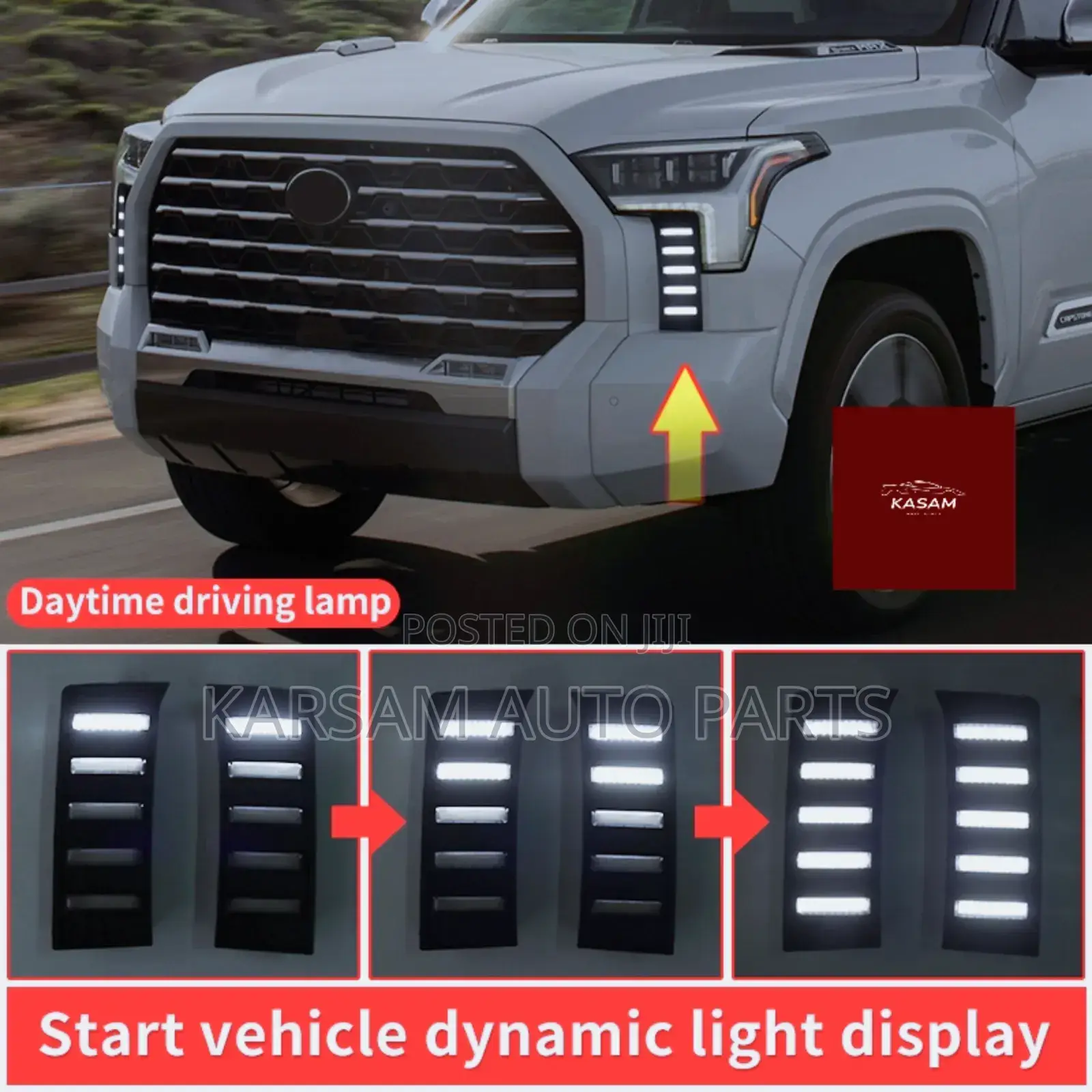 Toyota Tundra 2022-2025 Daytime Running Light Foglight