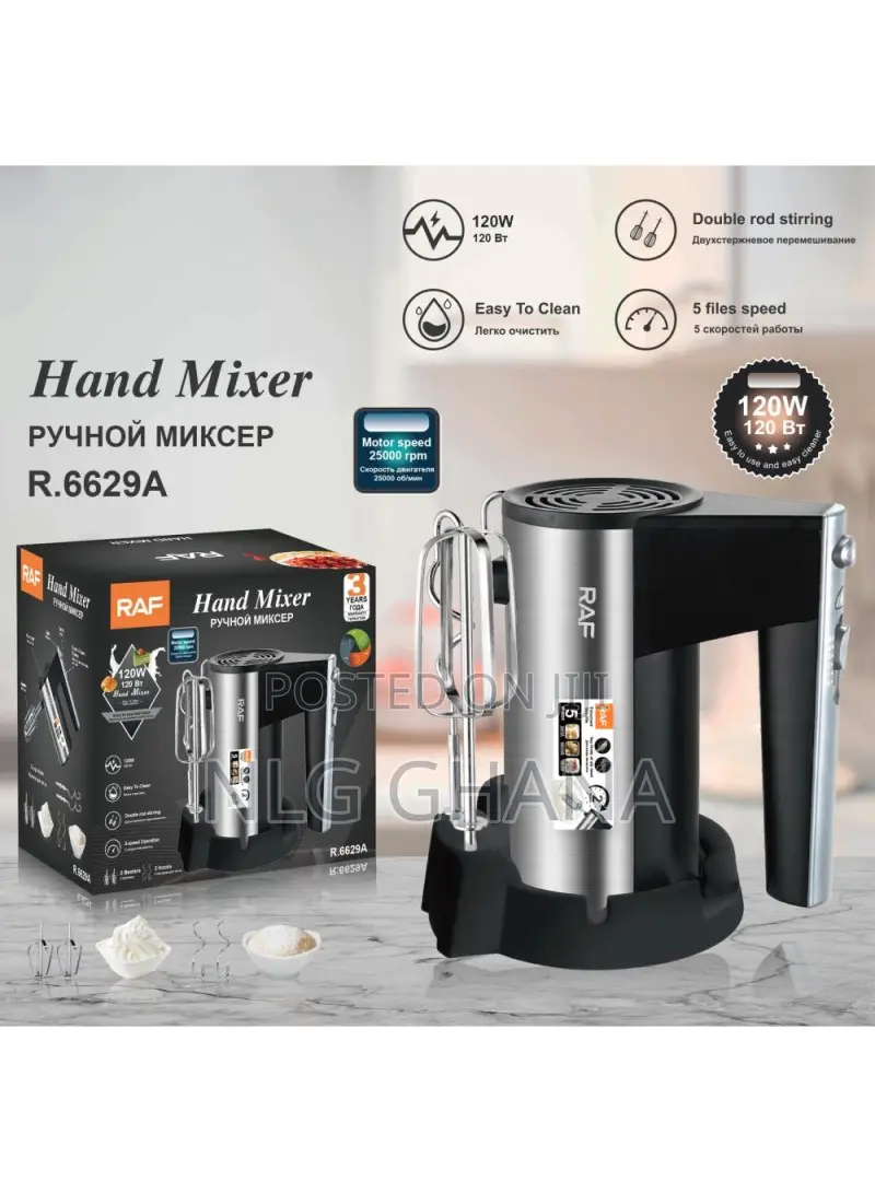 450w Egg Beater 5 Speed Handheld Electric Mixer. Tvx22406