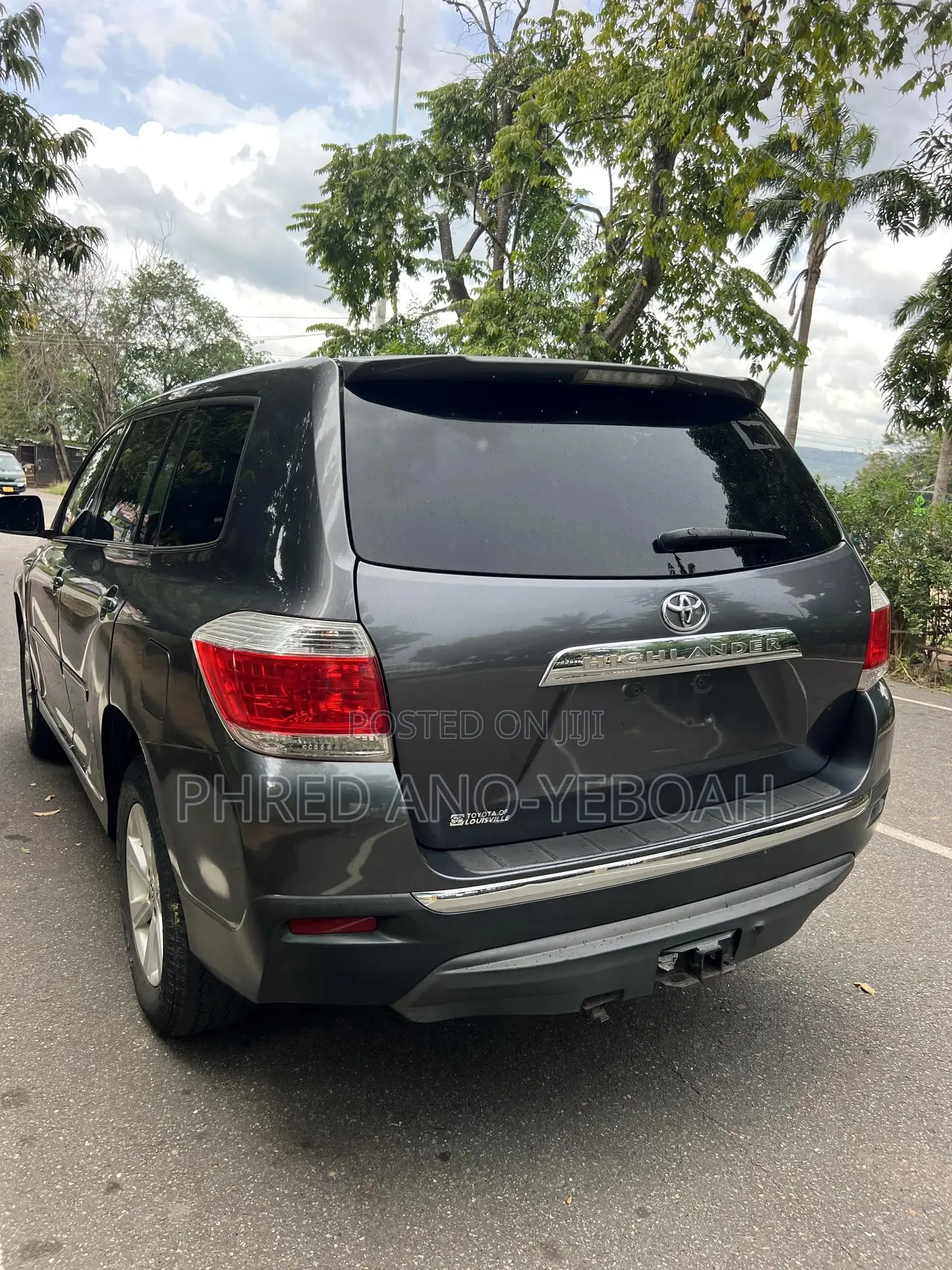 Toyota Highlander 2.7L 2WD 2013 Gray
