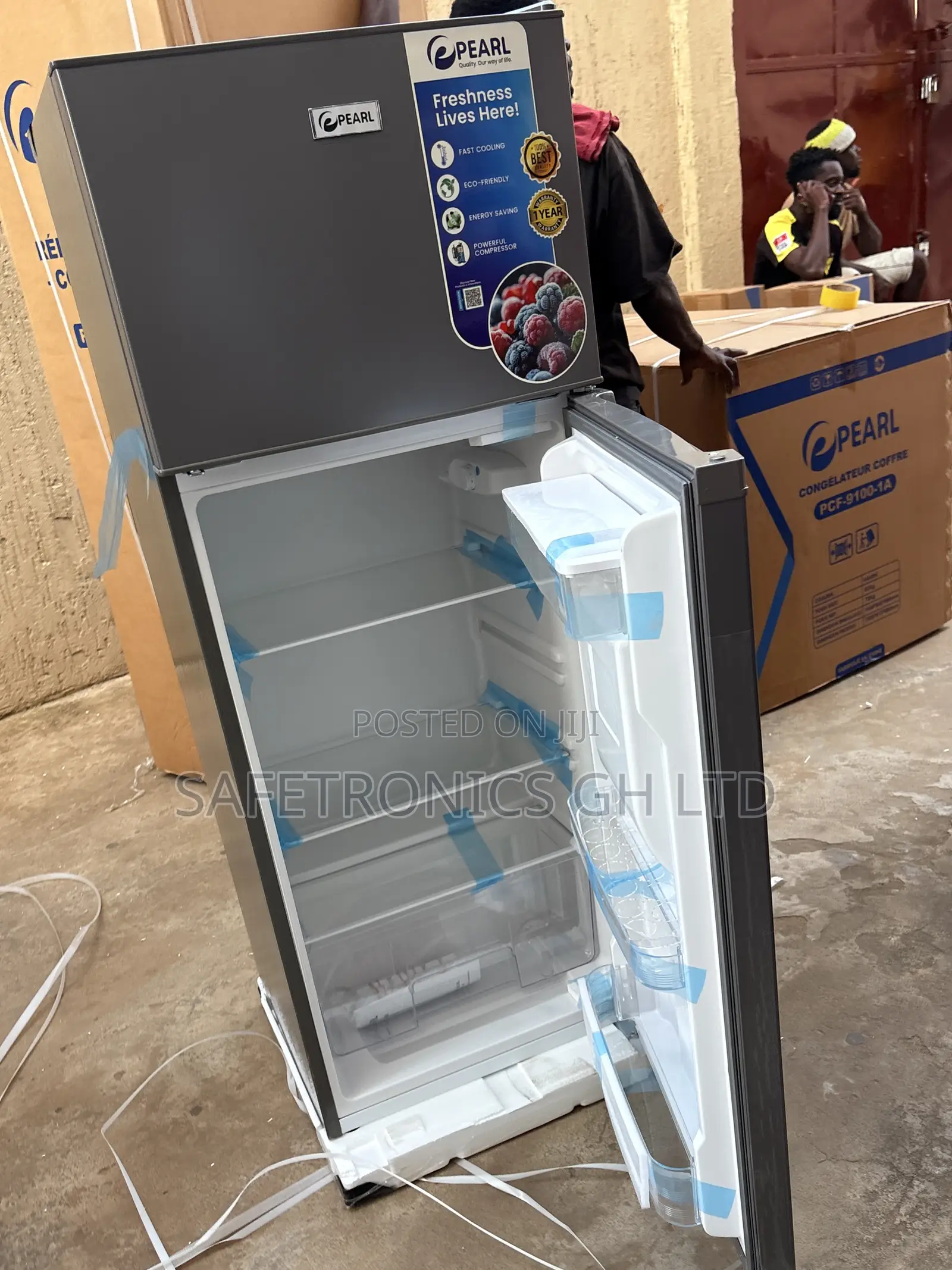 Available Pearl 202ltrs Topfreezer Grey Pf-252twd-5e Fridge