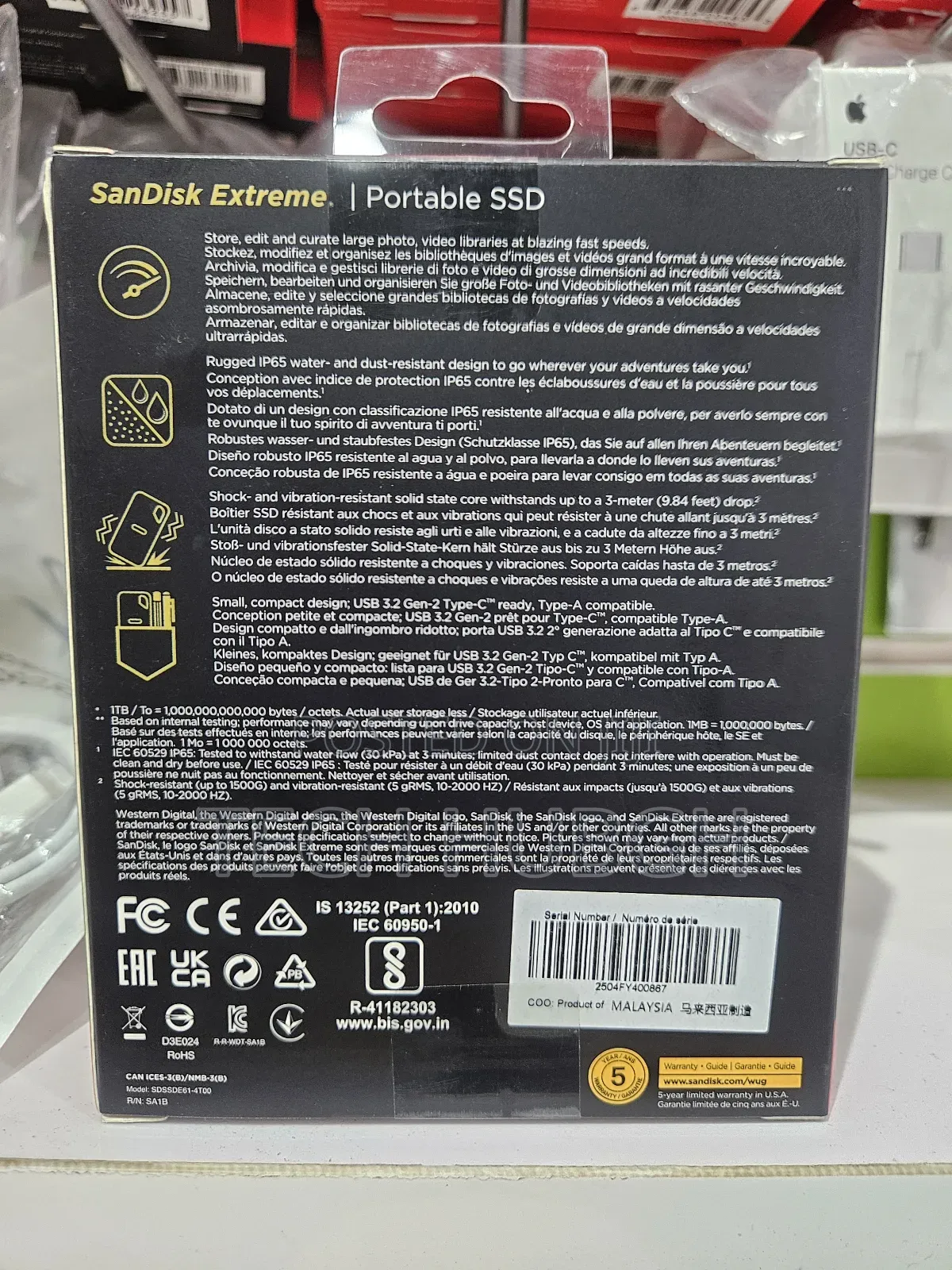 Sandisk Extreme Portable Ssd 4tb