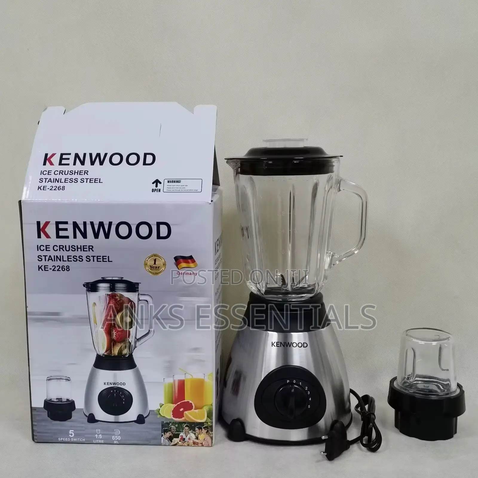 Kaund Wuud Professional Commercial Blender