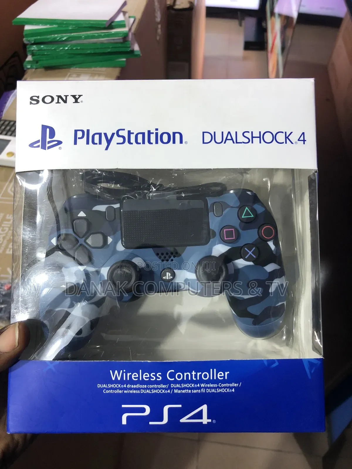 Playstation 4 Wireless Controller Camo Edition Blue
