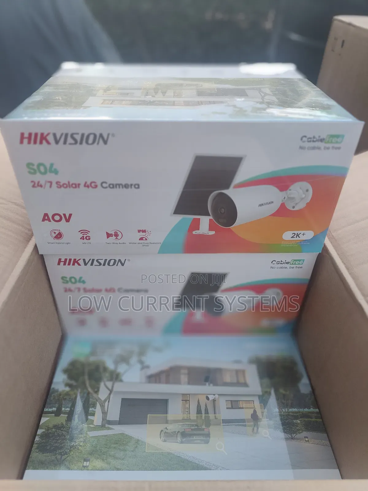 Hikvision. Ds-2cfs04/4g
4mp 24/7 Solar 4g Camera Sim Camera Solar