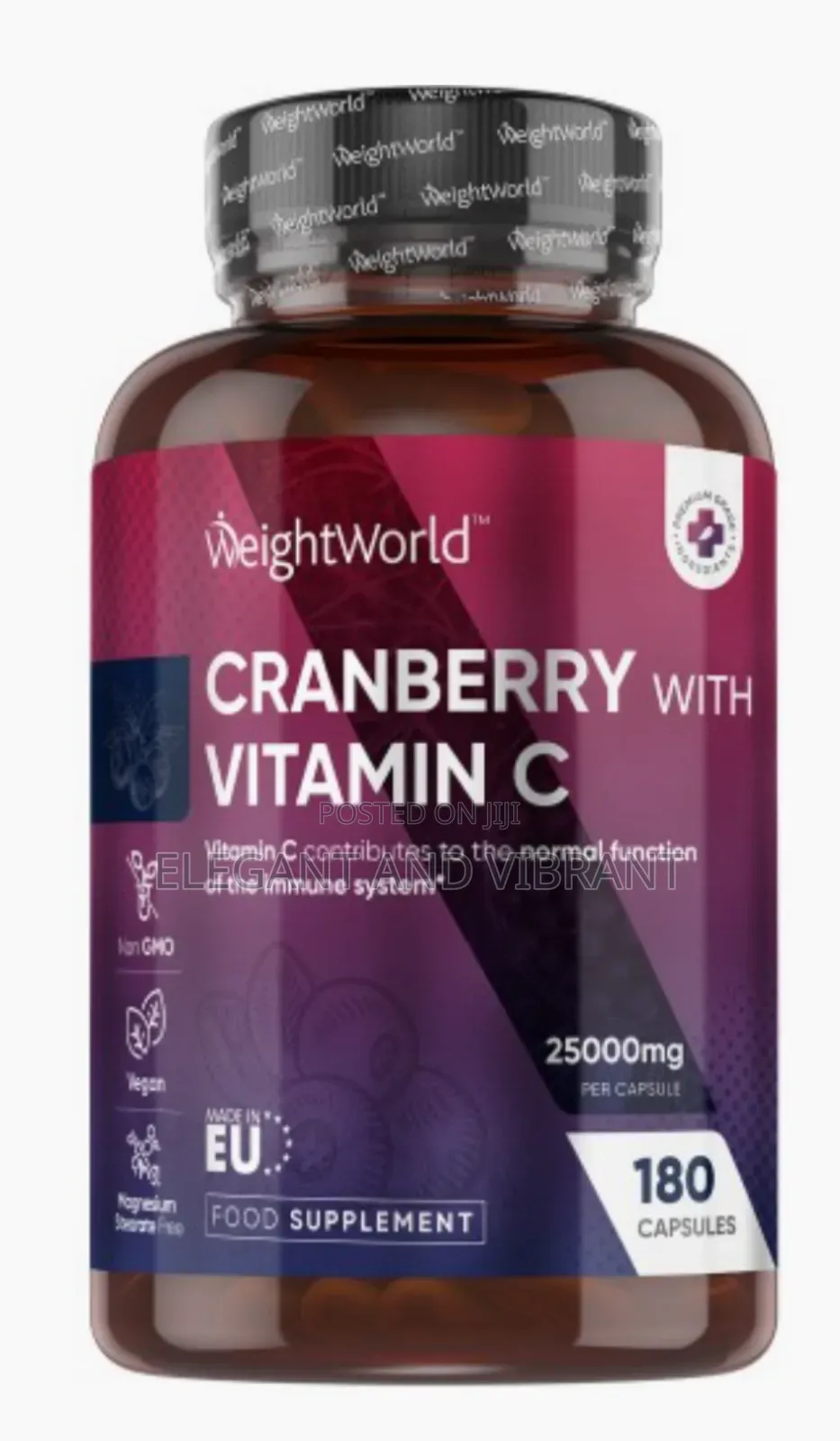 Cranberry With Vitamin C Capsules

B1g2@50%

25,000mg 180 Capsules
