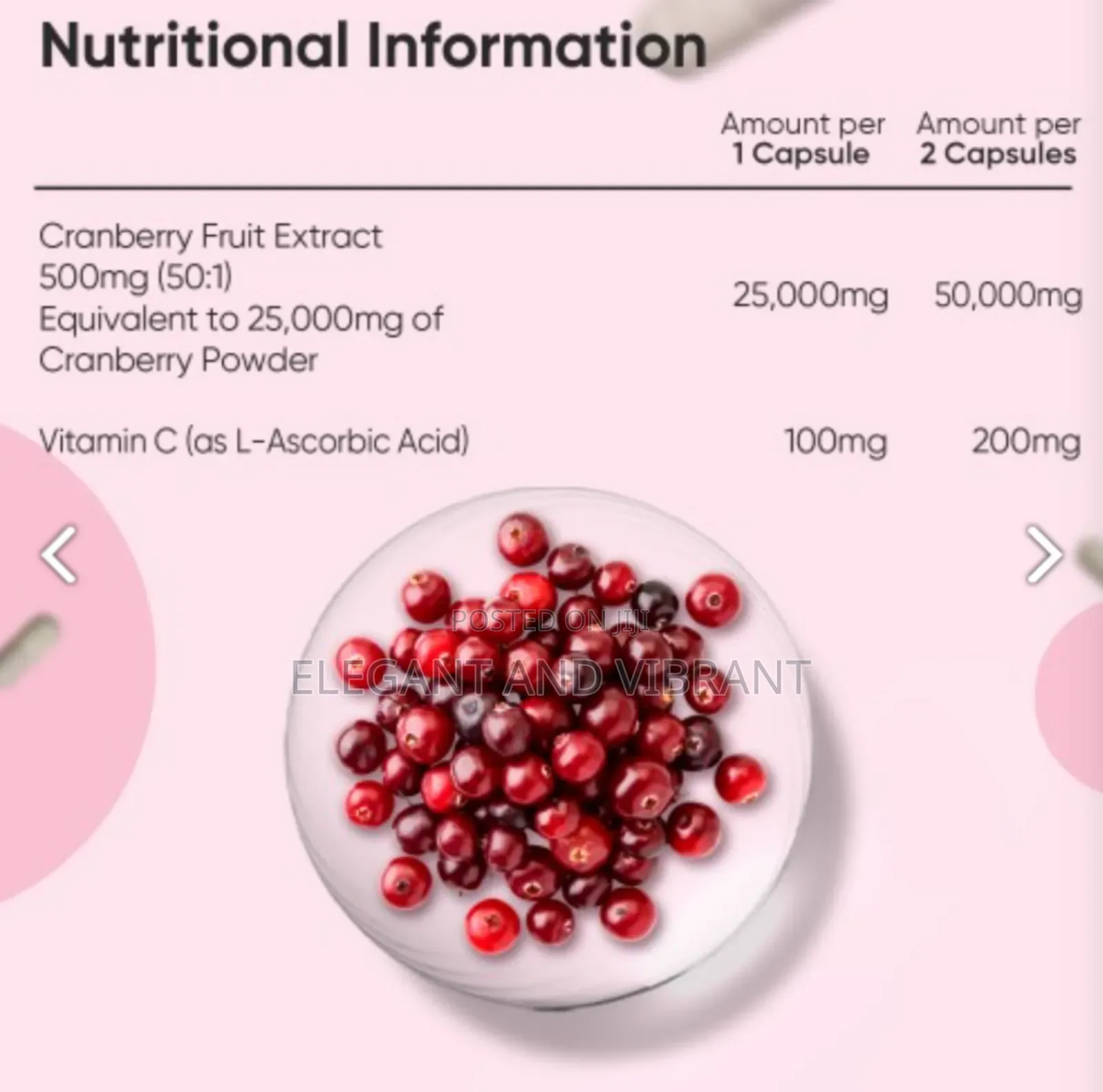 Cranberry With Vitamin C Capsules

B1g2@50%

25,000mg 180 Capsules