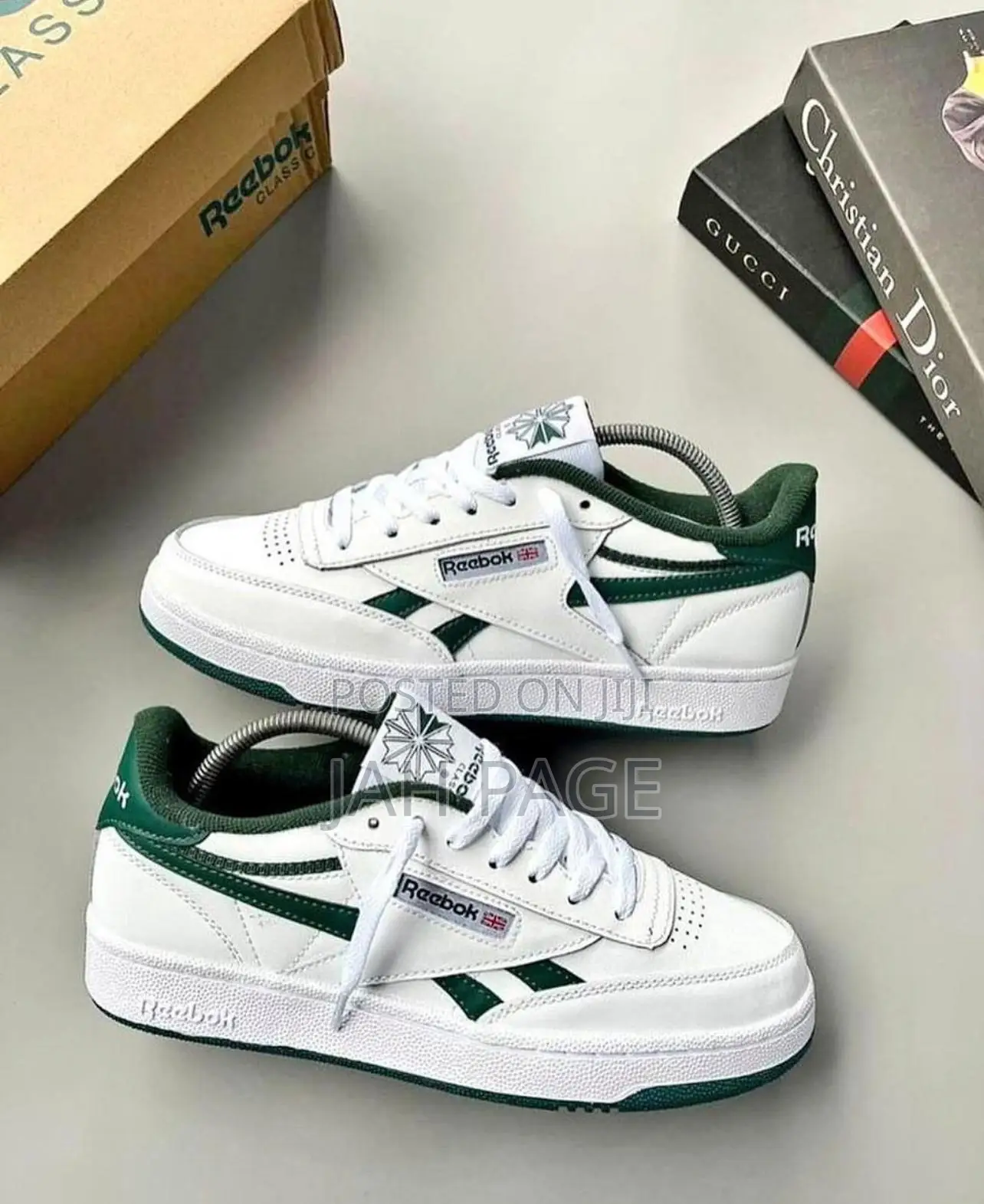Reebok Classic Green and White