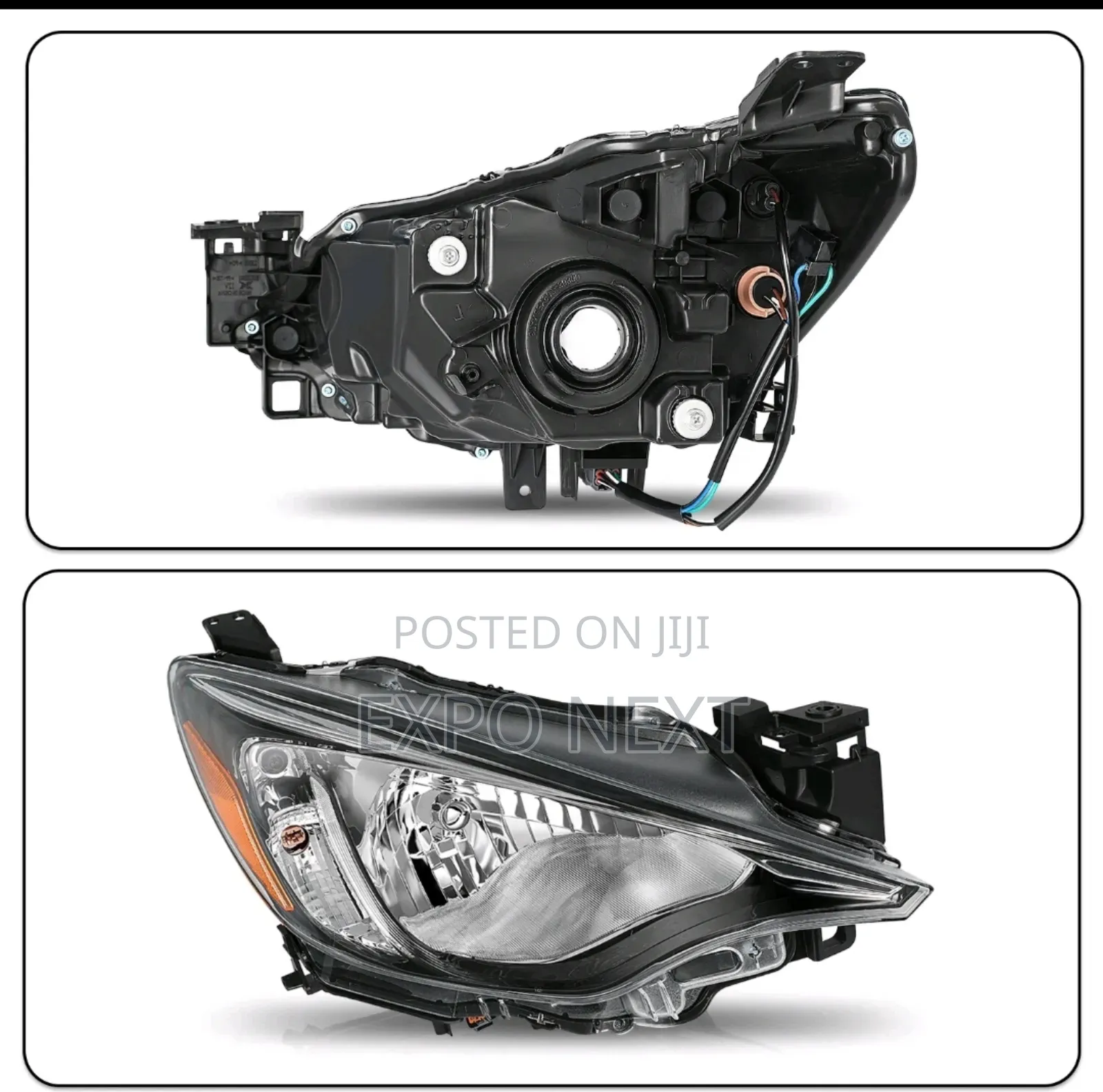 2016-2019 Toyota Yaris  Ia Sedan Depo Headlight Halogen Pair