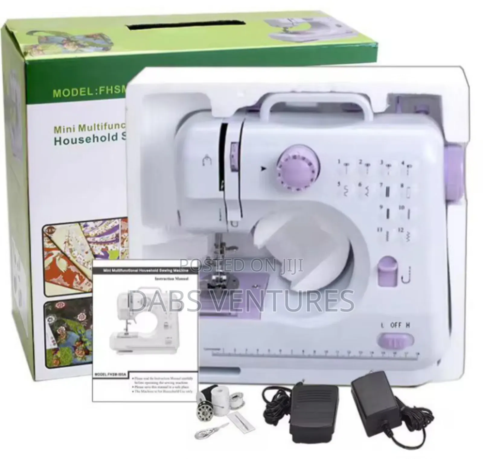 Sewing Machine for Wigs and Households. 12 Stitches