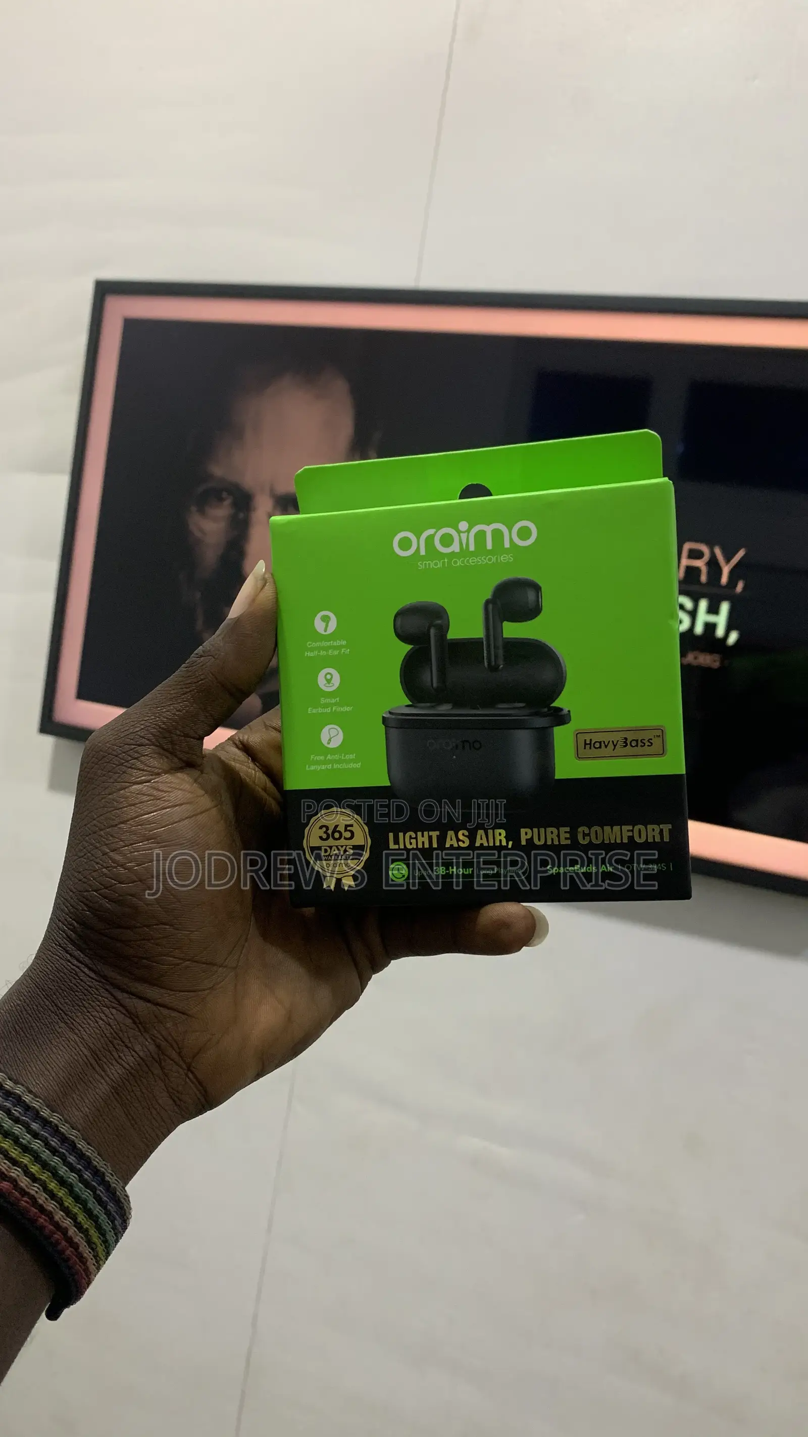 Oraimo Spacebuds Air 38 Hours Smart Finder True Wireless Earbuds