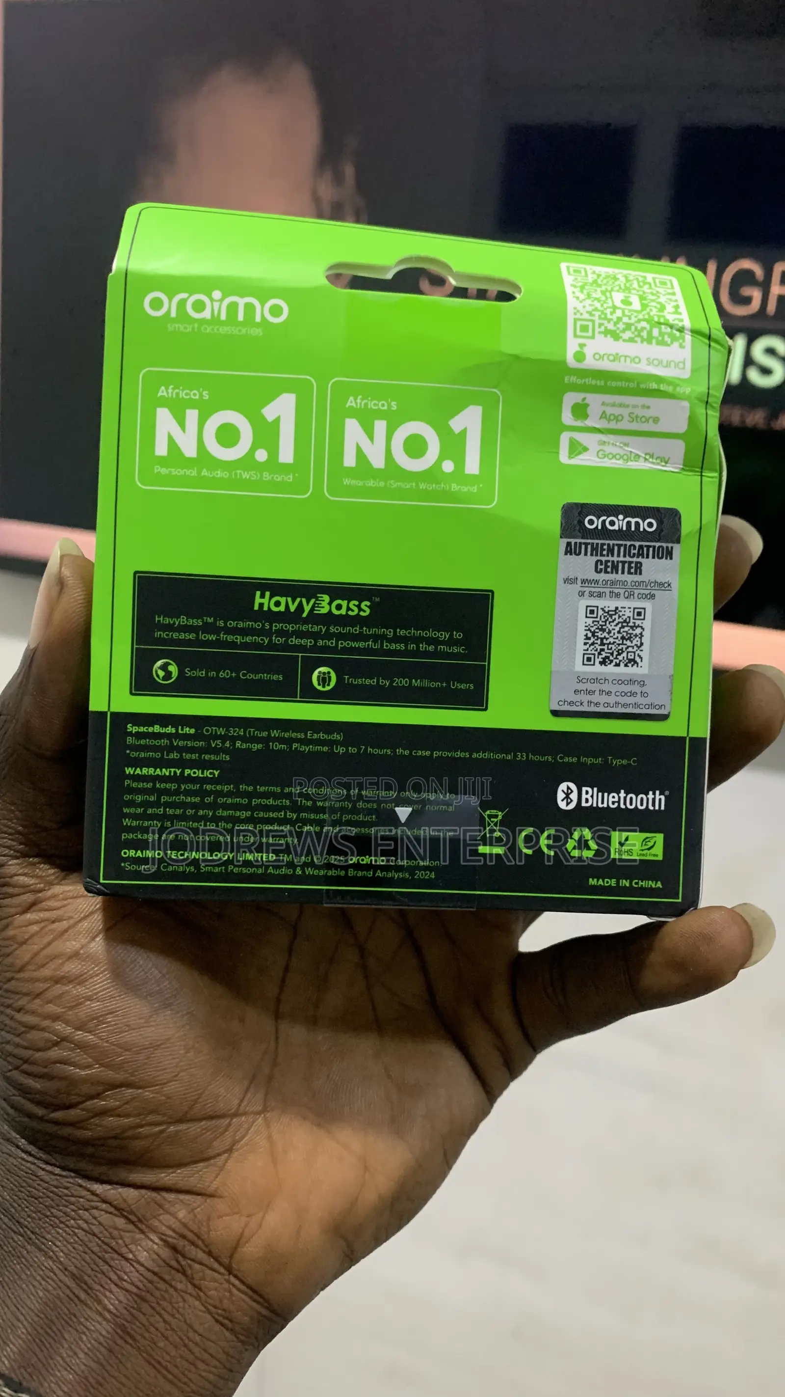 Oraimo Spacebuds Lite Sound360 True Wireless Earbuds