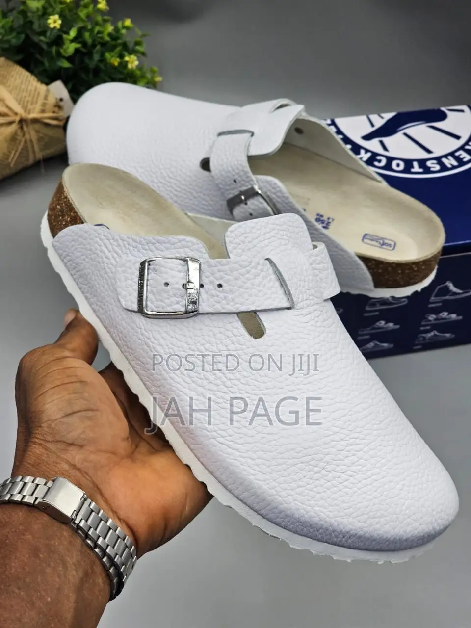 A Version of All Birkenstock in White Color Only