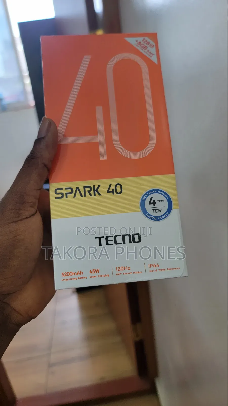 New Tecno Spark 40 128 GB Black