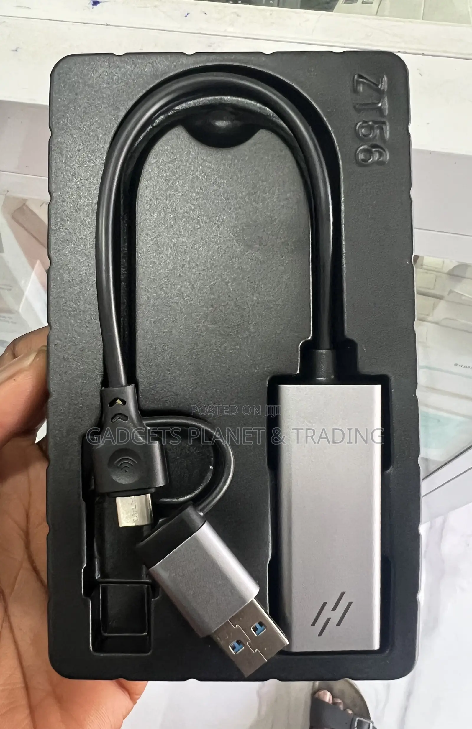 Usb-a / Usb-C to Ethernet Rj45 2in1 Gigabit Adapter - Zt56