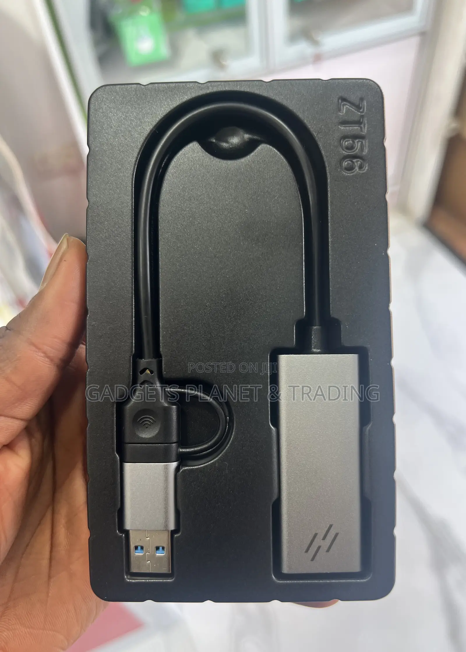 Usb-a / Usb-C to Ethernet Rj45 2in1 Gigabit Adapter - Zt56