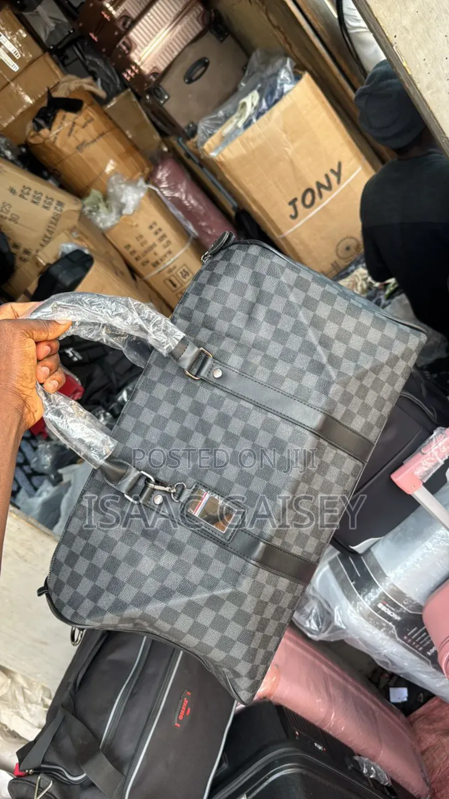 Big Size Leather High Quality Duffel Bags