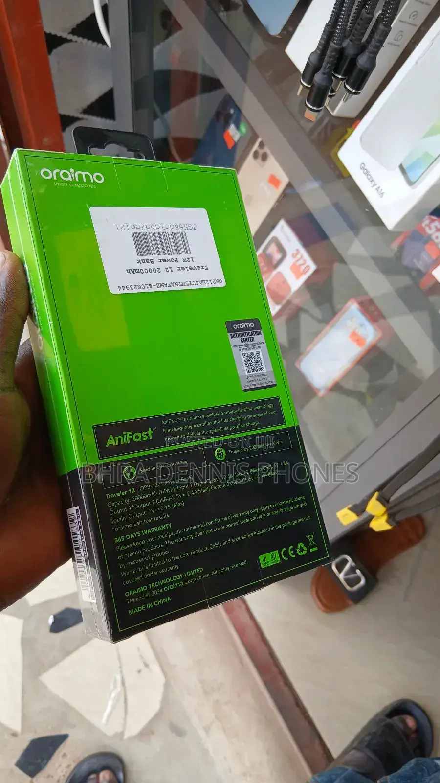 Oraimo Traveller 12
