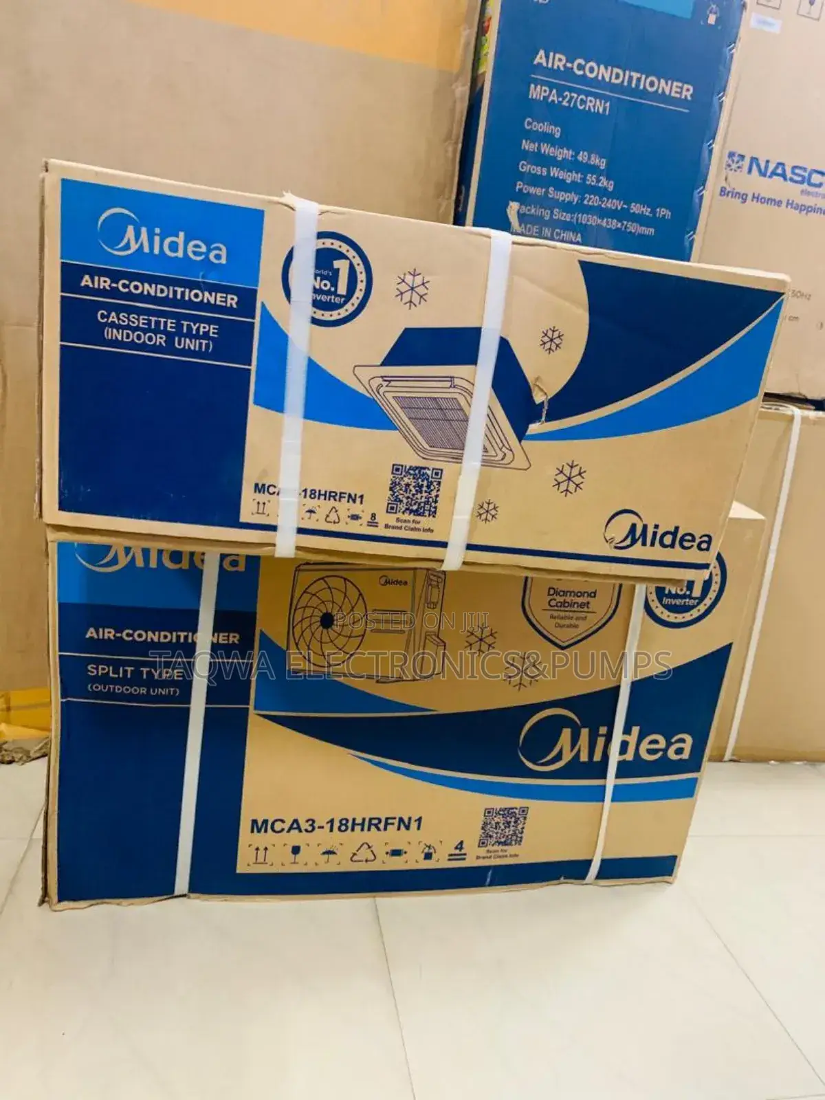 Latest Midea Cassette 2.0hp Airconditioner