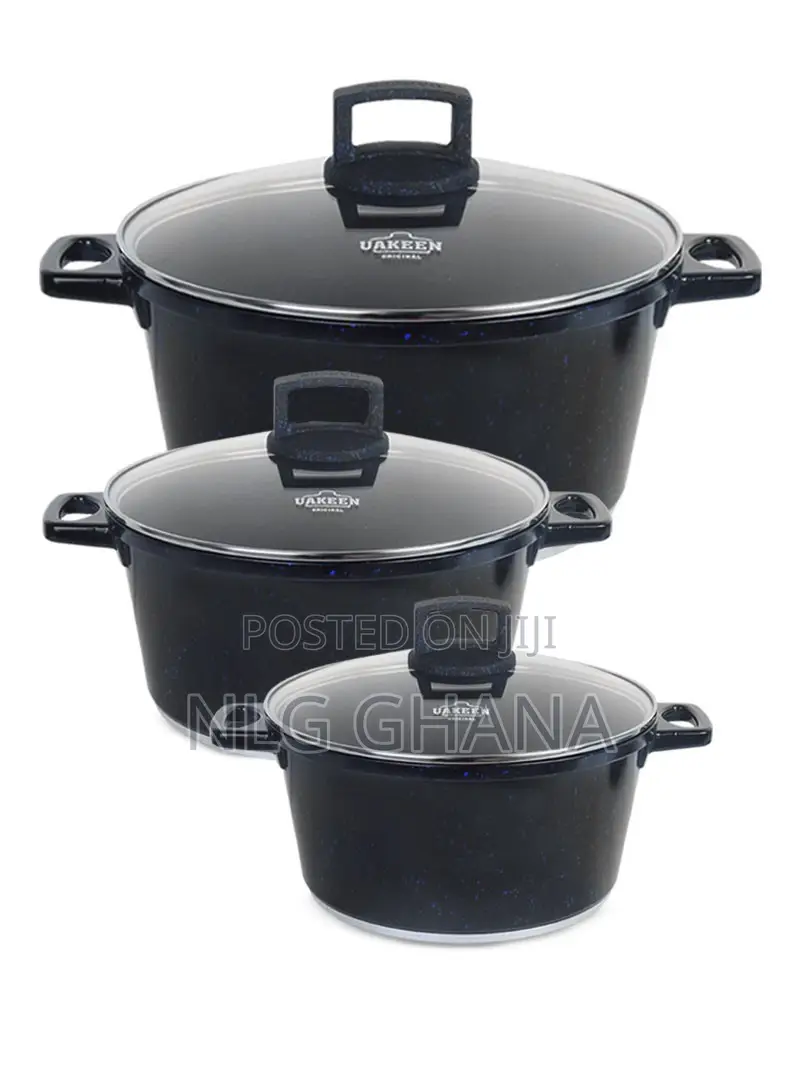 Granite Cookware Set - Nonstick Die-Cast Aluminum Casserole. Ghx7411