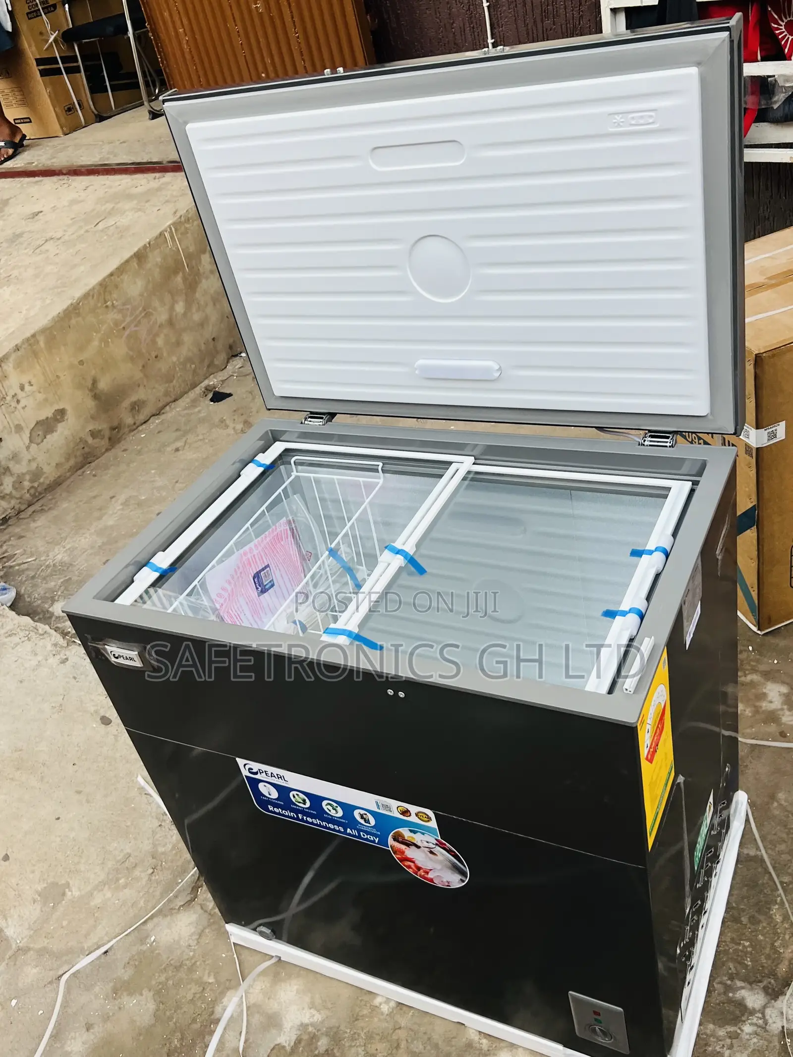 Quality Pearl 199l Singledoor PCF-2620-13m Dark Grey Freezer
