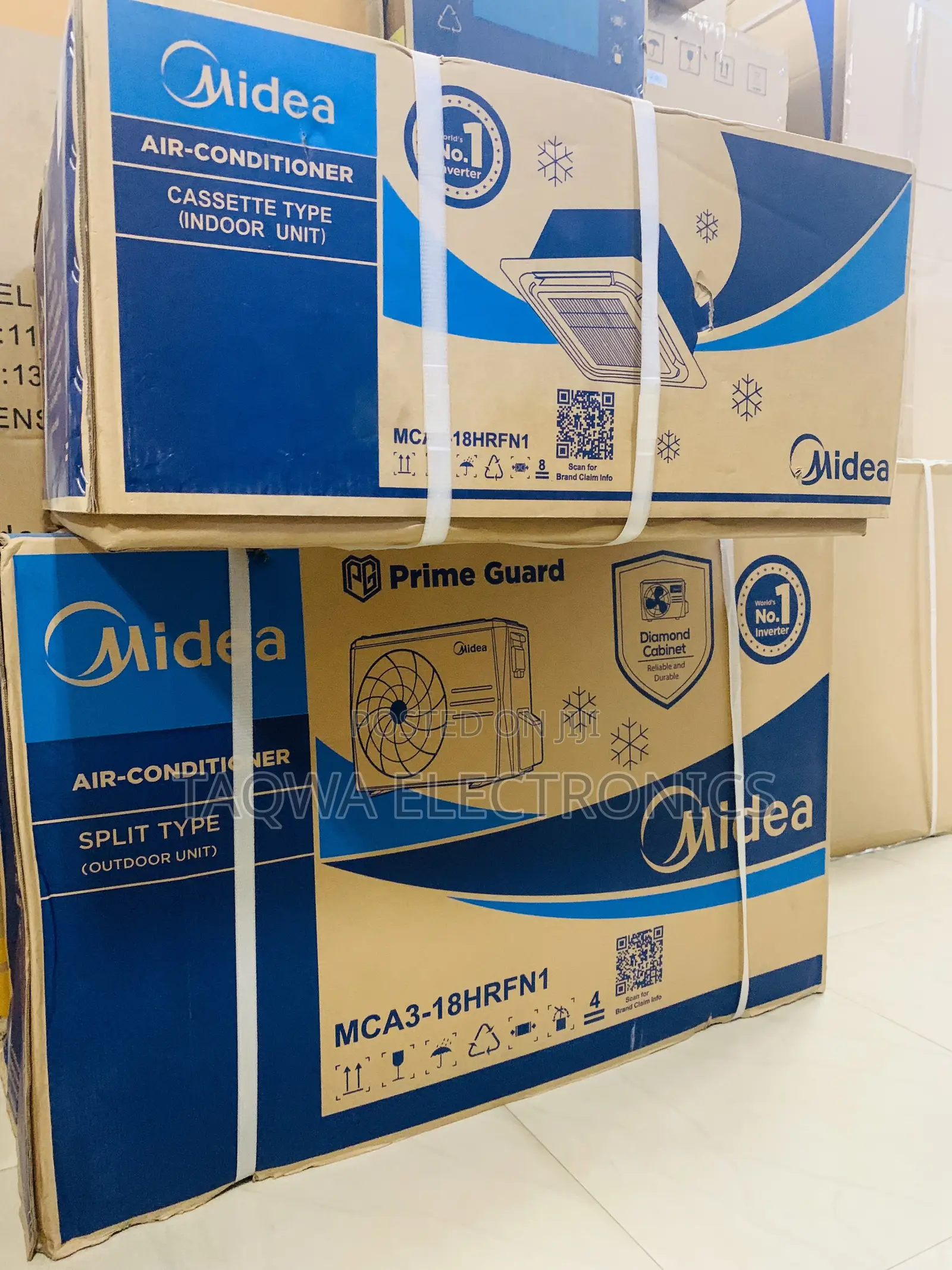 R410 Cassette Midea 2.0hp Air Conditioner