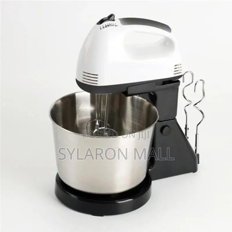 Multi-Speed Electric Stand Mixer With Stainless Steel Bowl