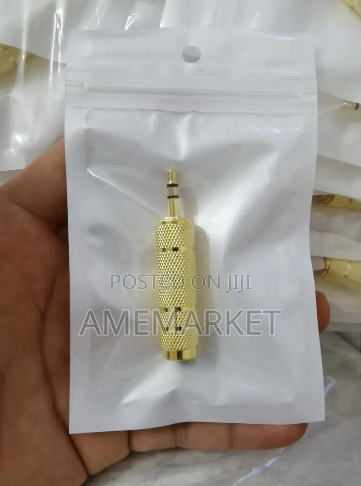 3.5mm Male to 6.35mm Female Adapter Jack Plug Audio Stereo Connector