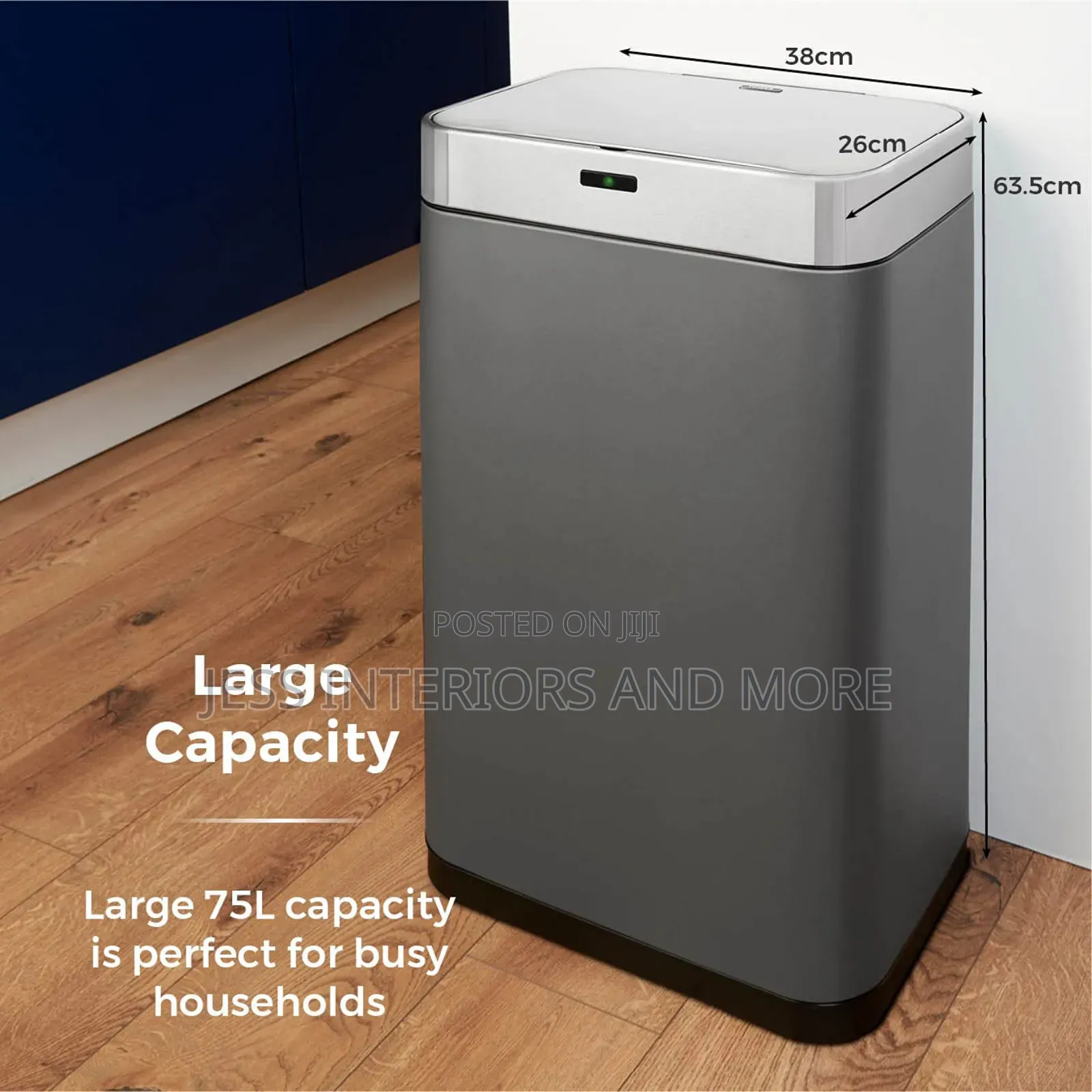 Tower Sensor Bin Large 75l Capacity